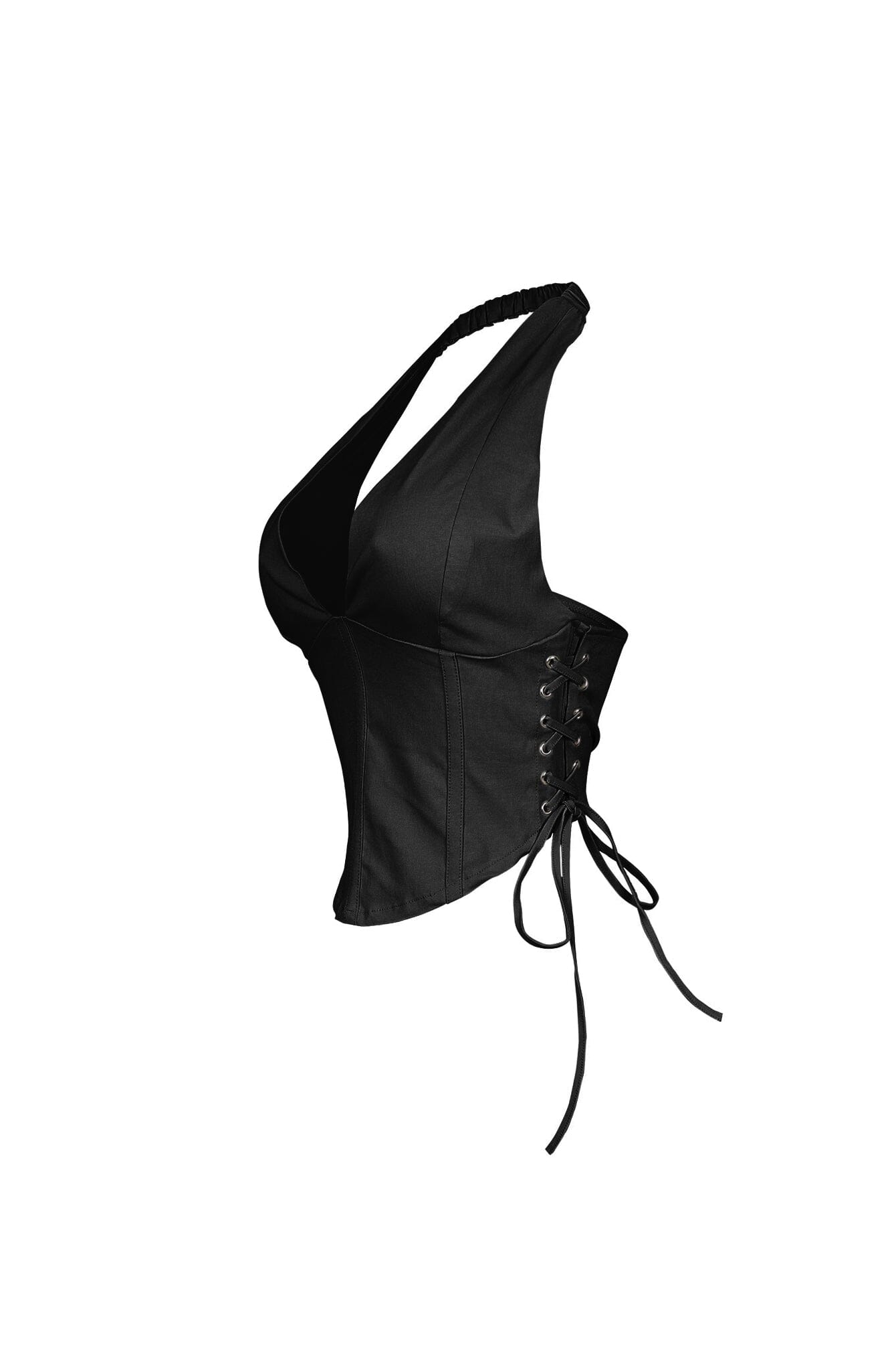 Kona Poplin Corset Halter Top