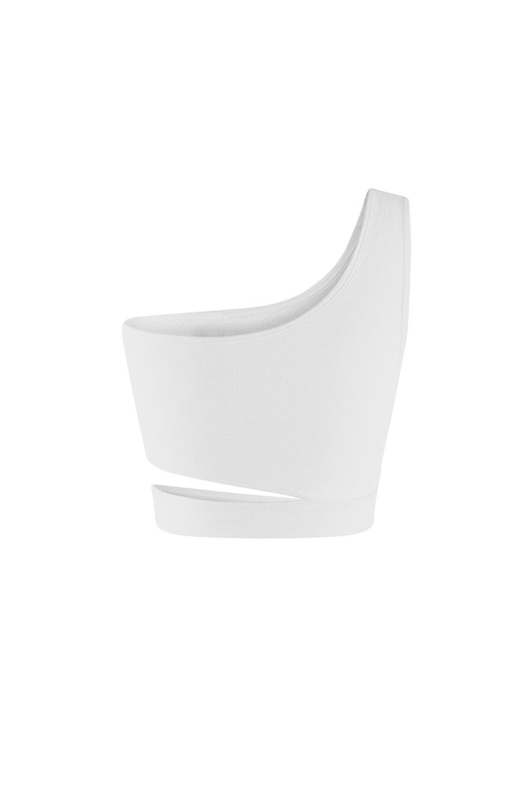 Soft Smooth One Shoulder Cutout Top