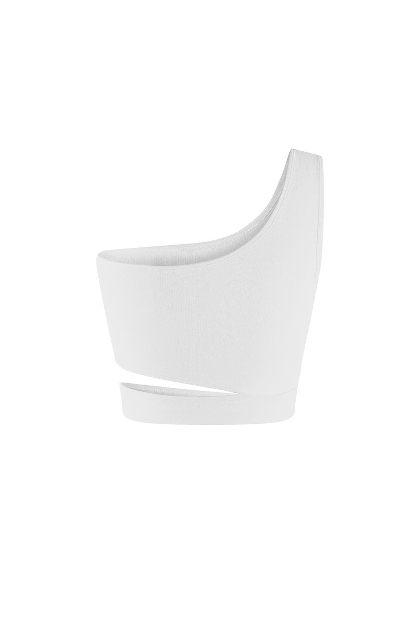 Soft Smooth One Shoulder Cutout Top