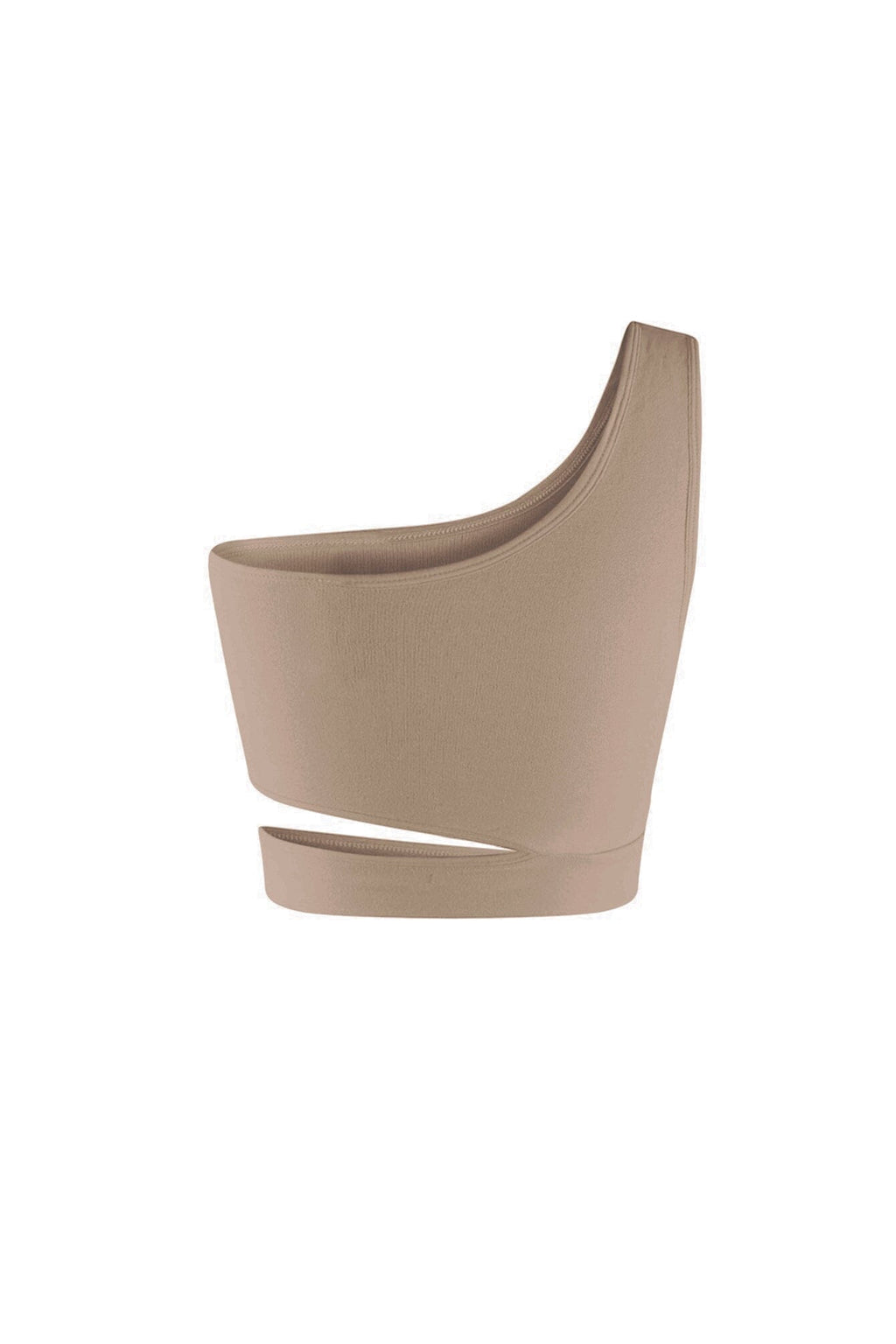 Soft Smooth One Shoulder Cutout Top