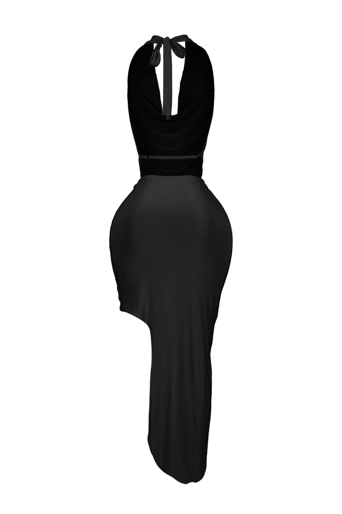 Sora Cowl Neck Halter Top & Skirt SET