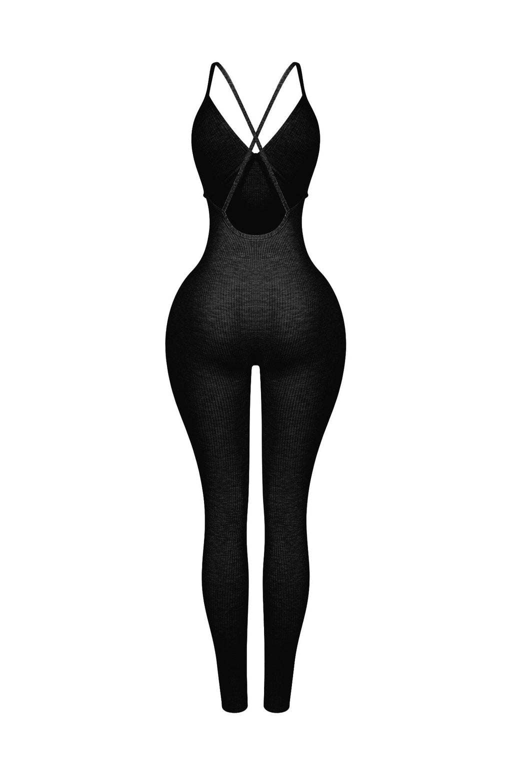 Solana Ribbed Knit Bustier Jumpsuit