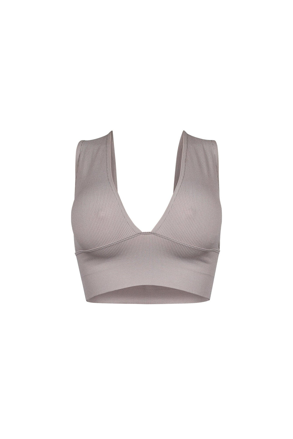 The Baby Ribbed Deep V-Neck Top