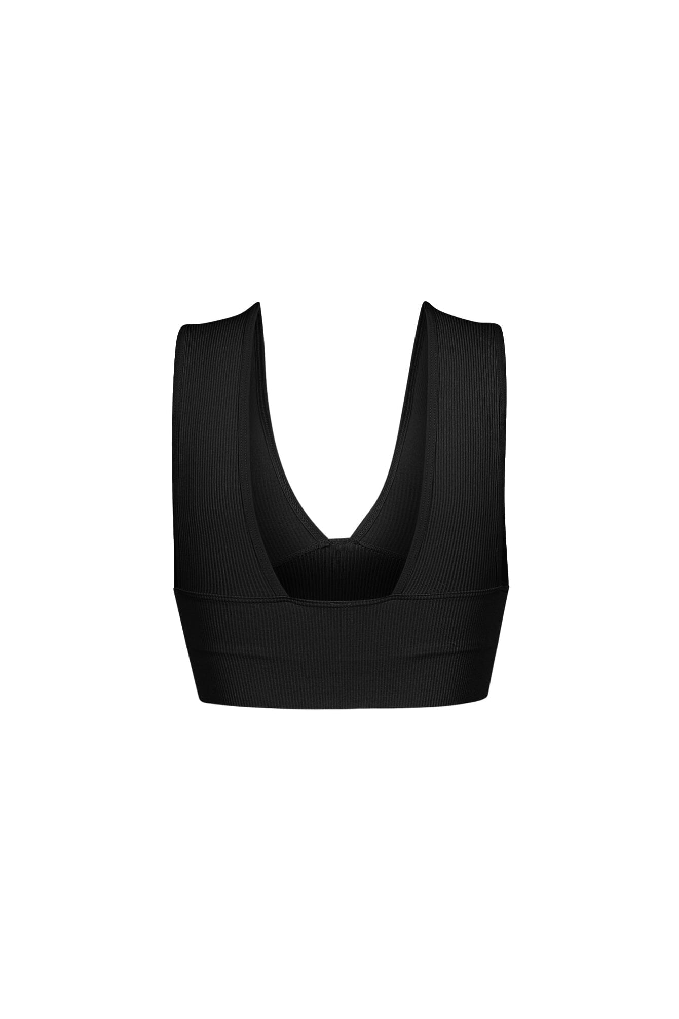 The Baby Ribbed Deep V-Neck Top
