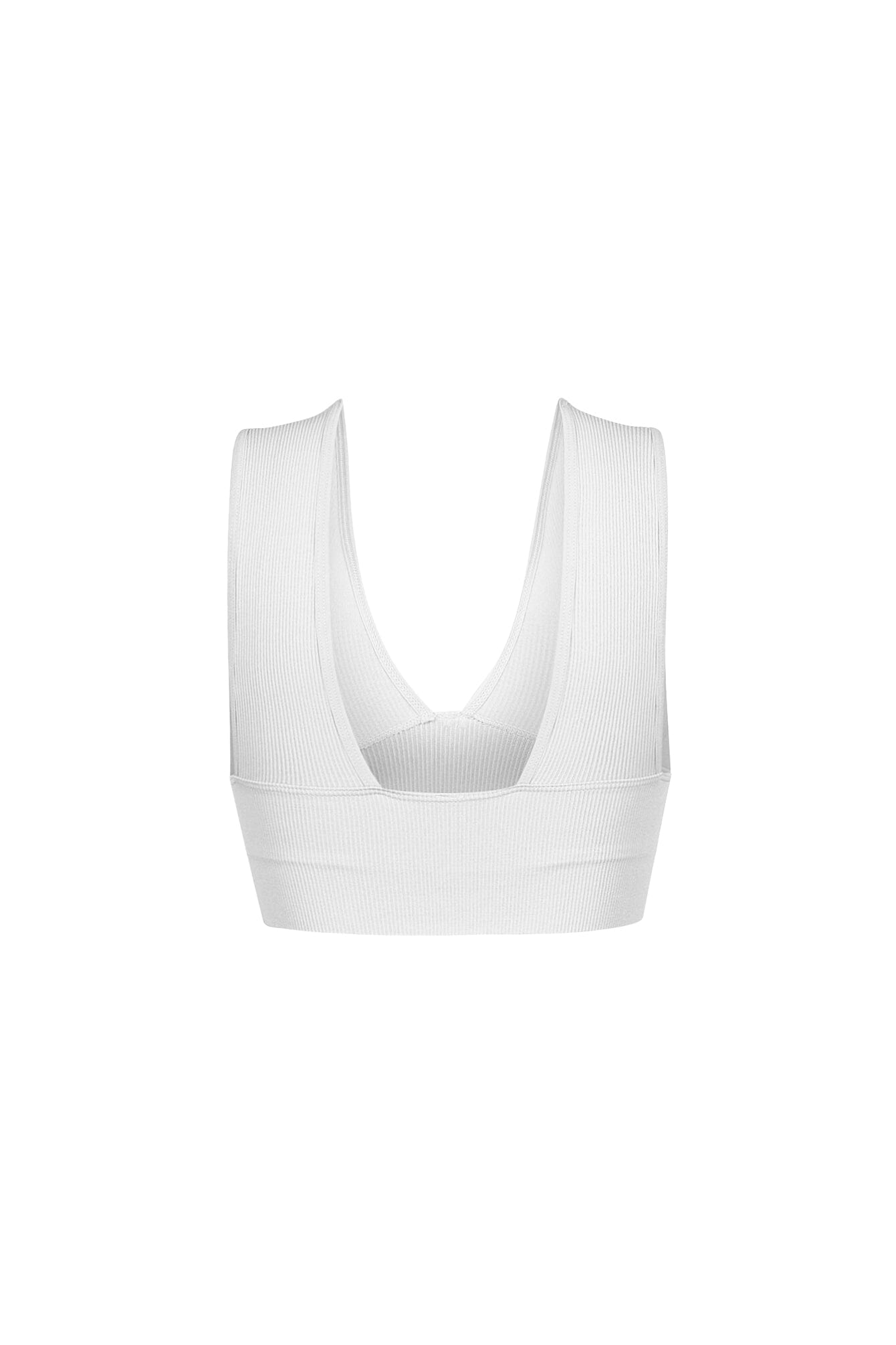 The Baby Ribbed Deep V-Neck Top