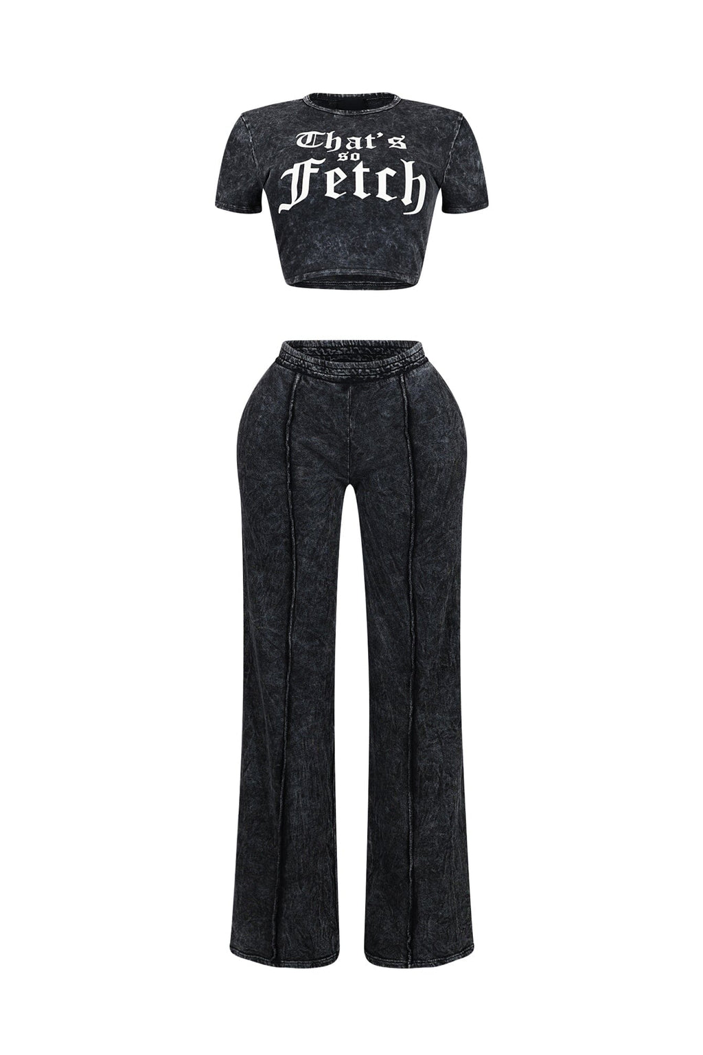 That's So Fetch Mineral Washed Top & Pants SET