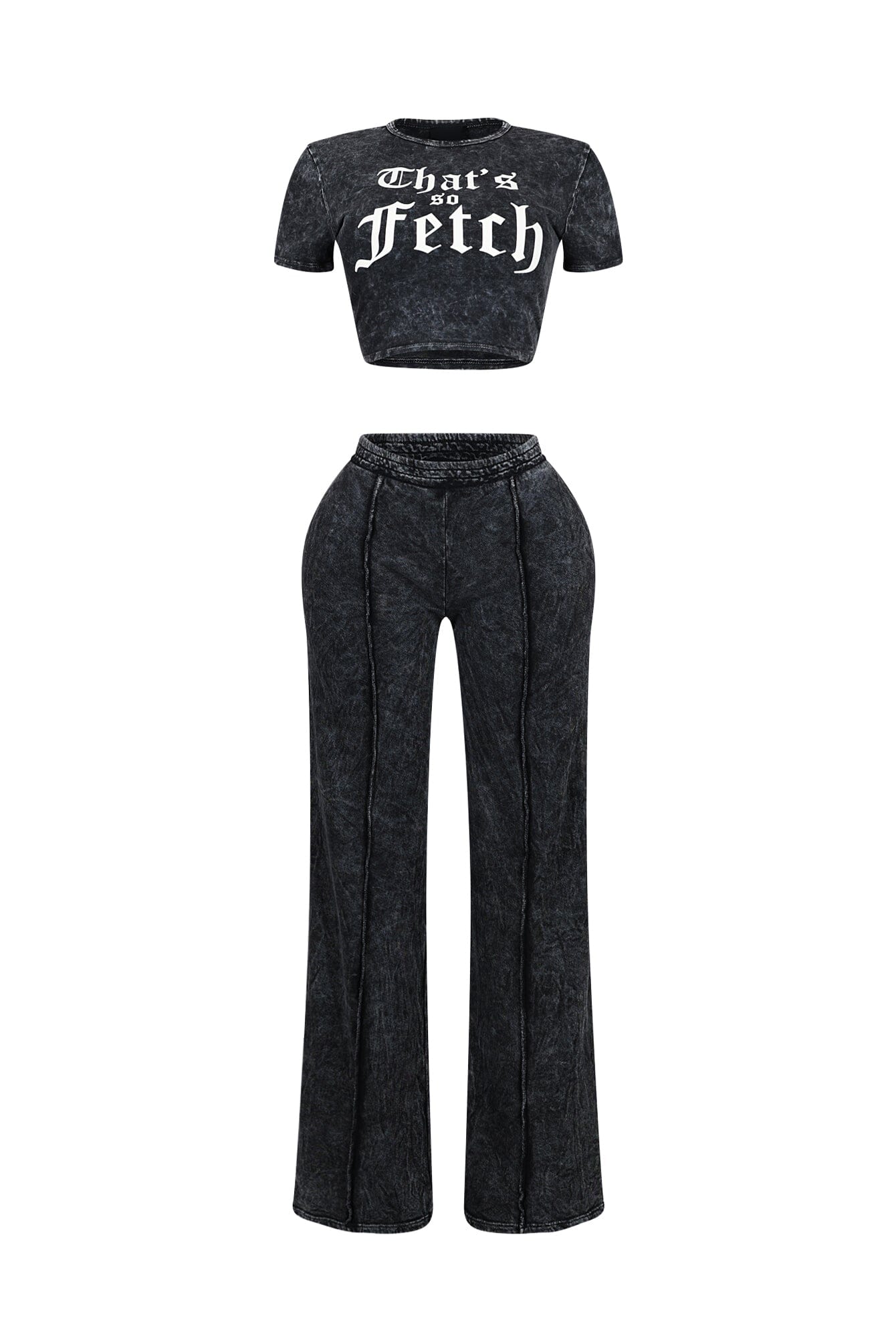That's So Fetch Mineral Washed Top & Pants SET