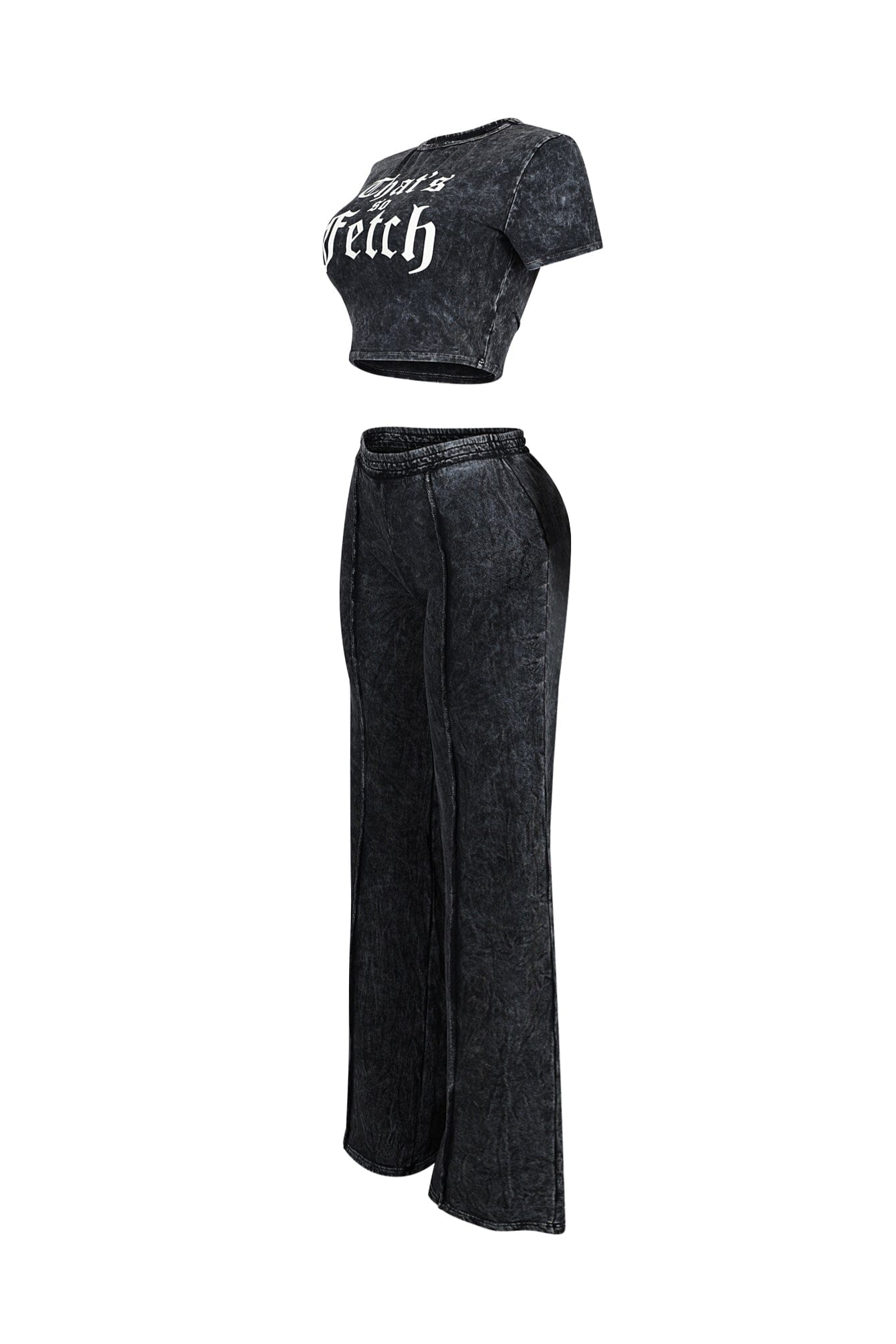That's So Fetch Mineral Washed Top & Pants SET