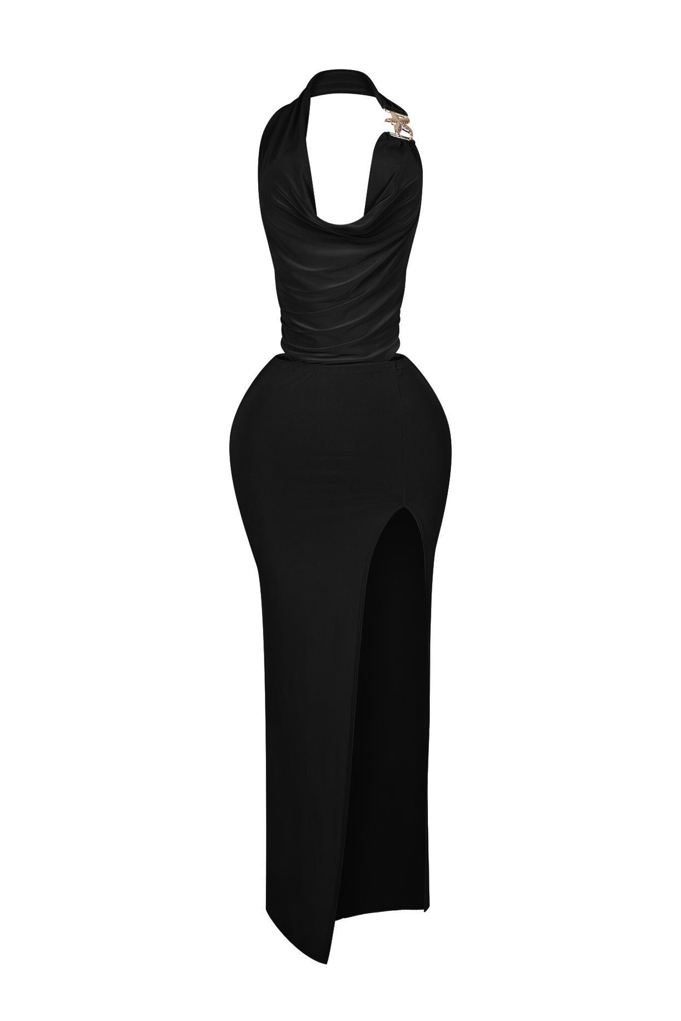 Starfish Cutout One Shoulder Maxi Dress