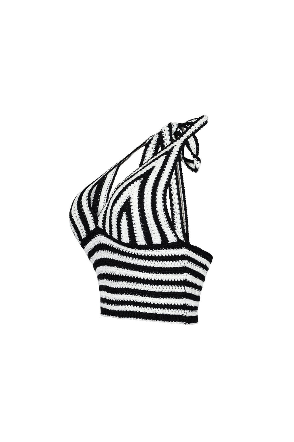 Yolanda Crochet Knit Halter Top