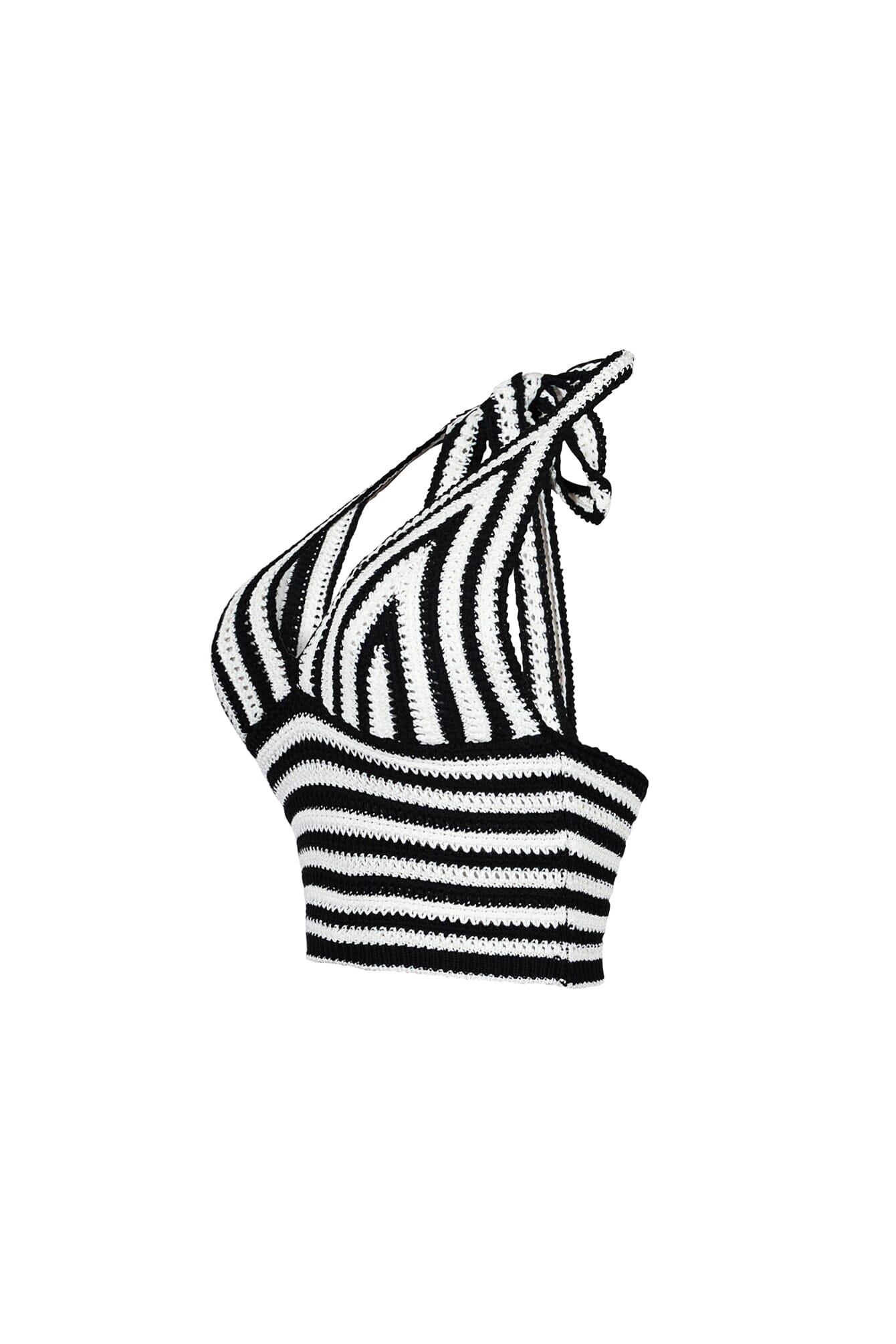 Yolanda Crochet Knit Halter Top