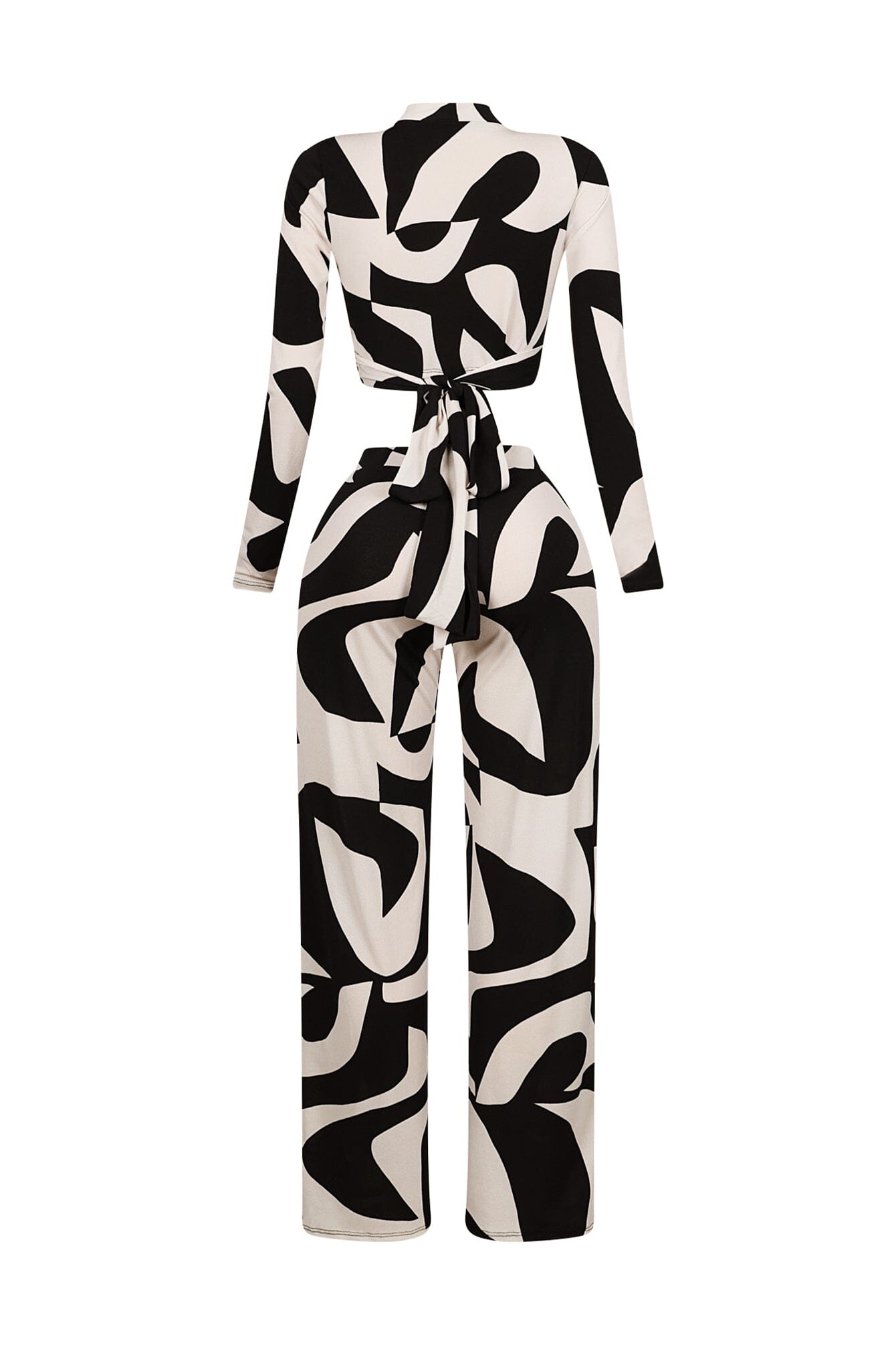 Wendy Mesh Picoso Print Top & Pants SET