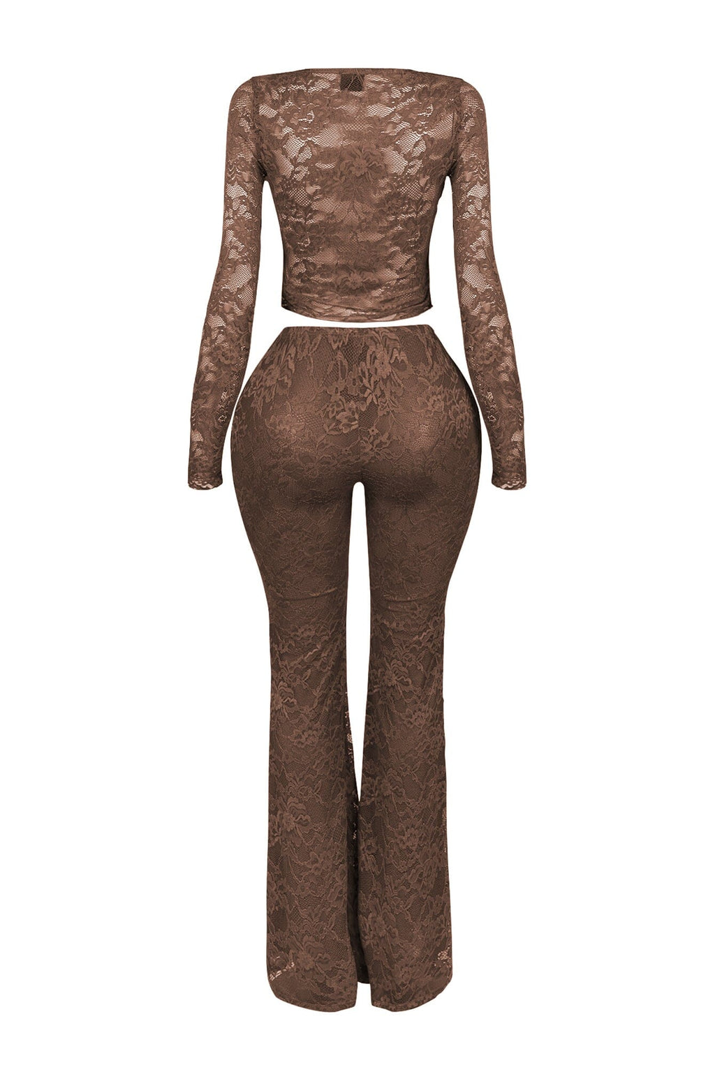 Everly Lace Top & Wide Pants SET