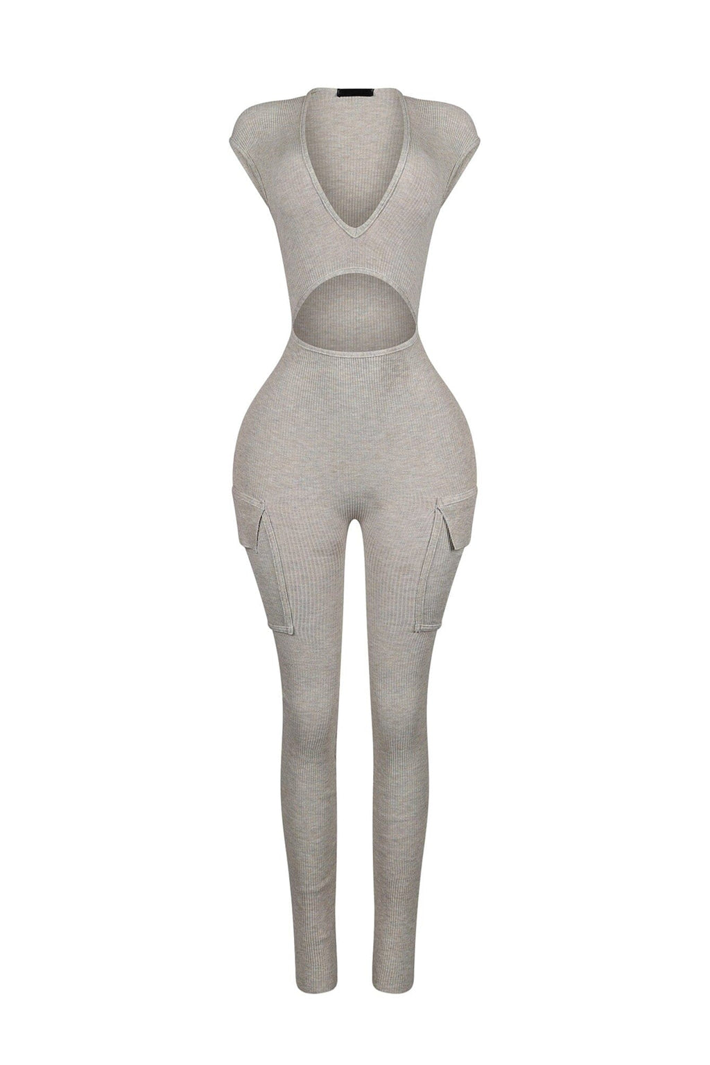 Alara Waist Cutout Pocket Jumpsuit