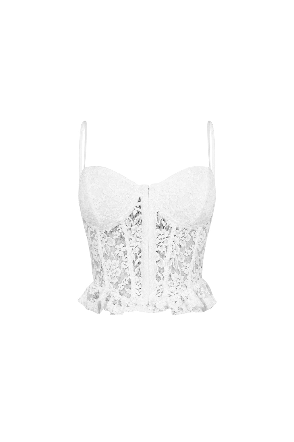 Lace Whisper Hook & Eye Bralette Top