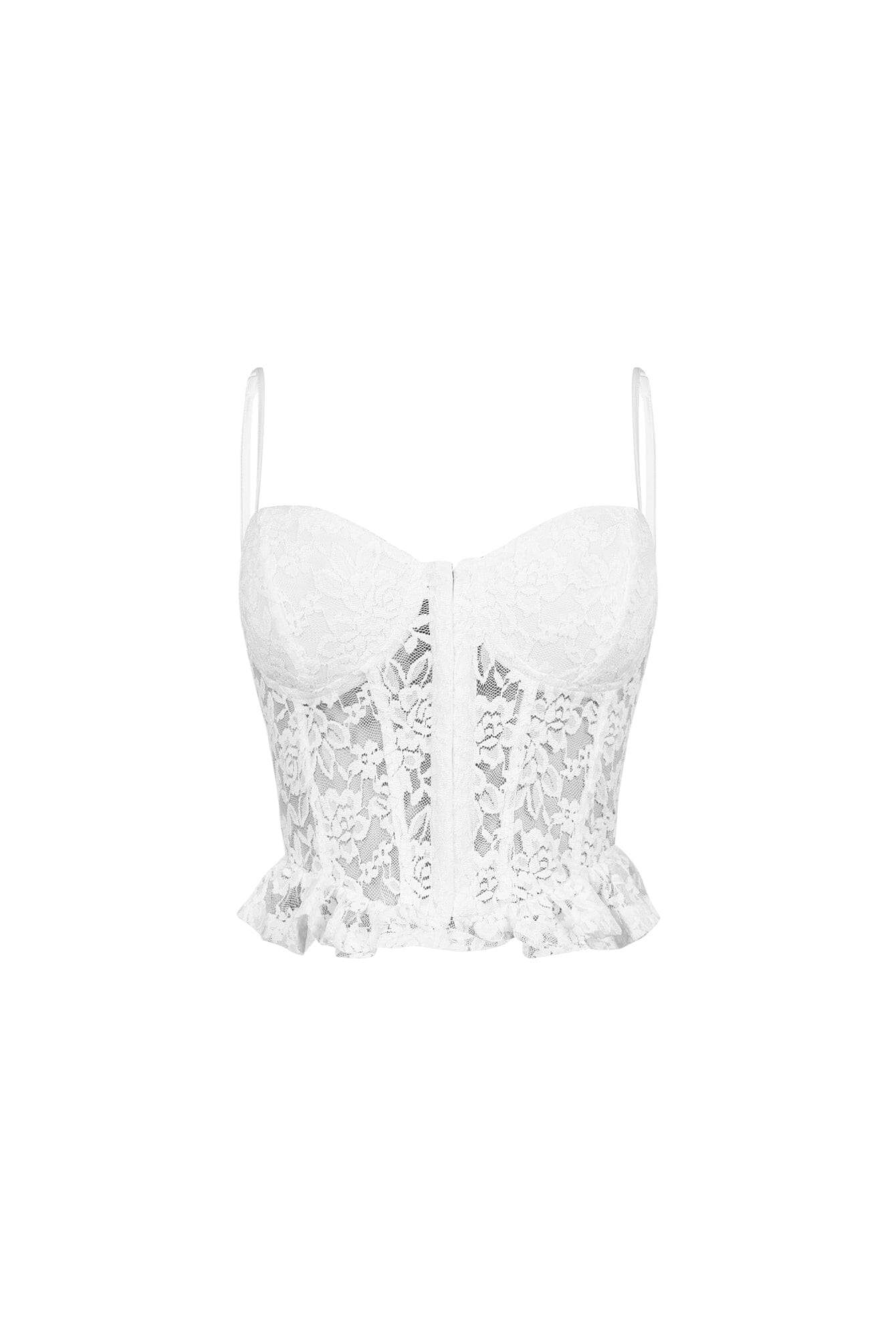Lace Whisper Hook & Eye Bralette Top