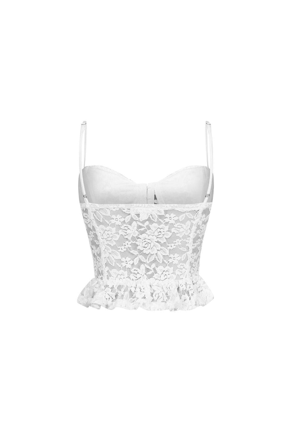 Lace Whisper Hook & Eye Bralette Top