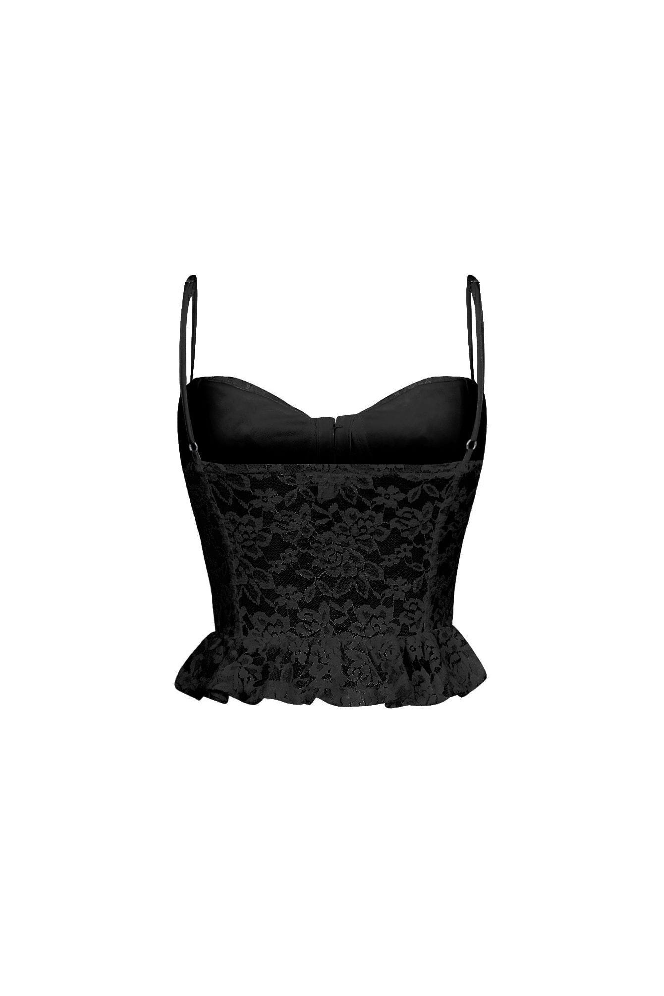 Lace Whisper Hook & Eye Bralette Top