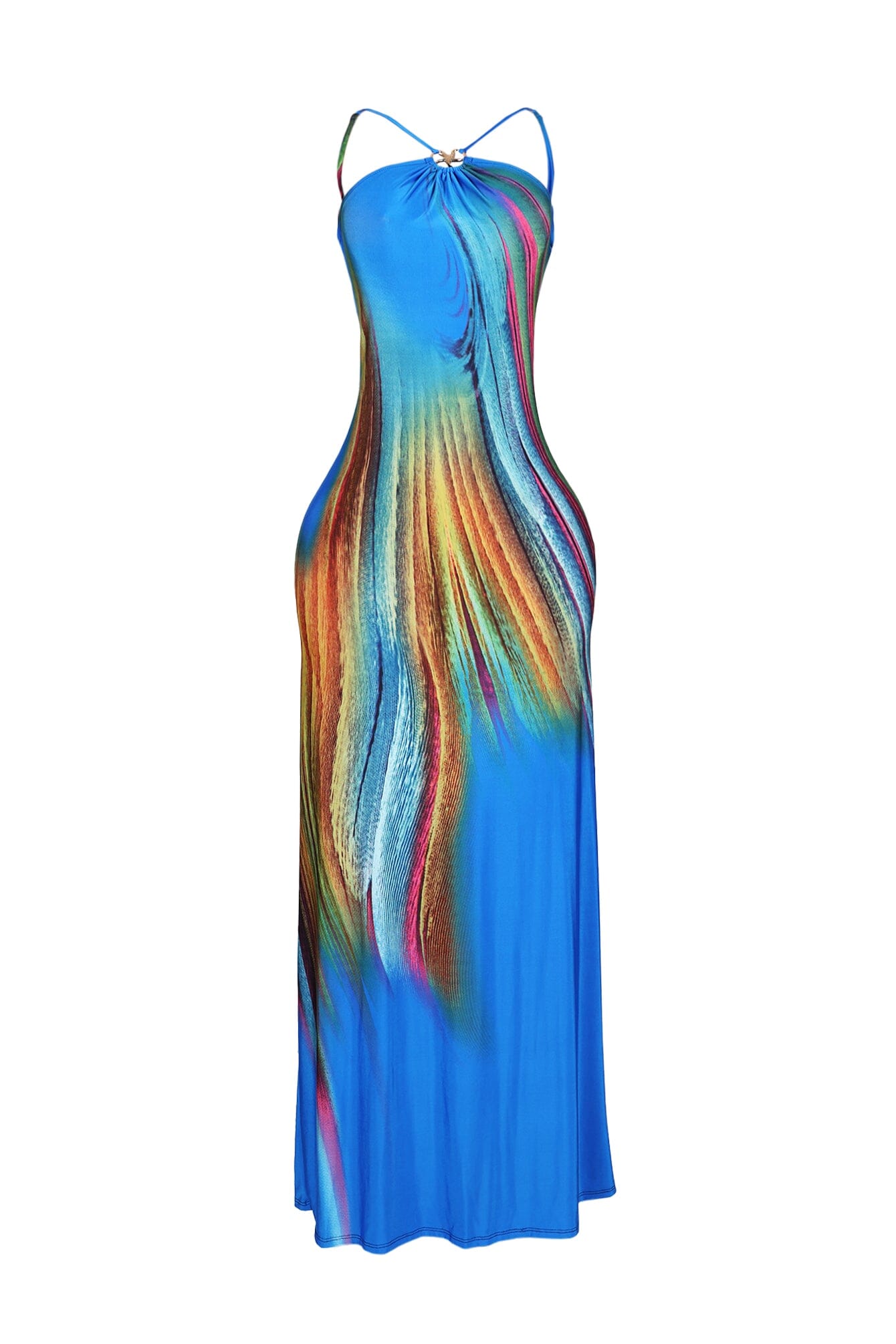 Murmur Starfish Detail Print Maxi Dress