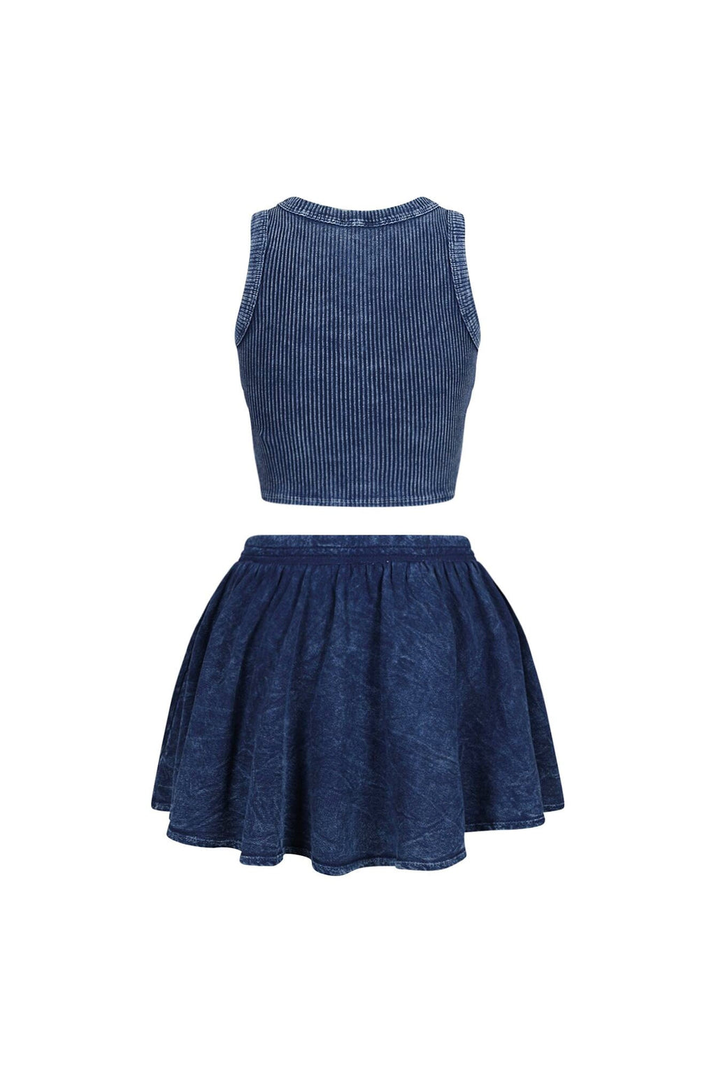 Summer Breeze Mineral Washed Top & Skirt SET