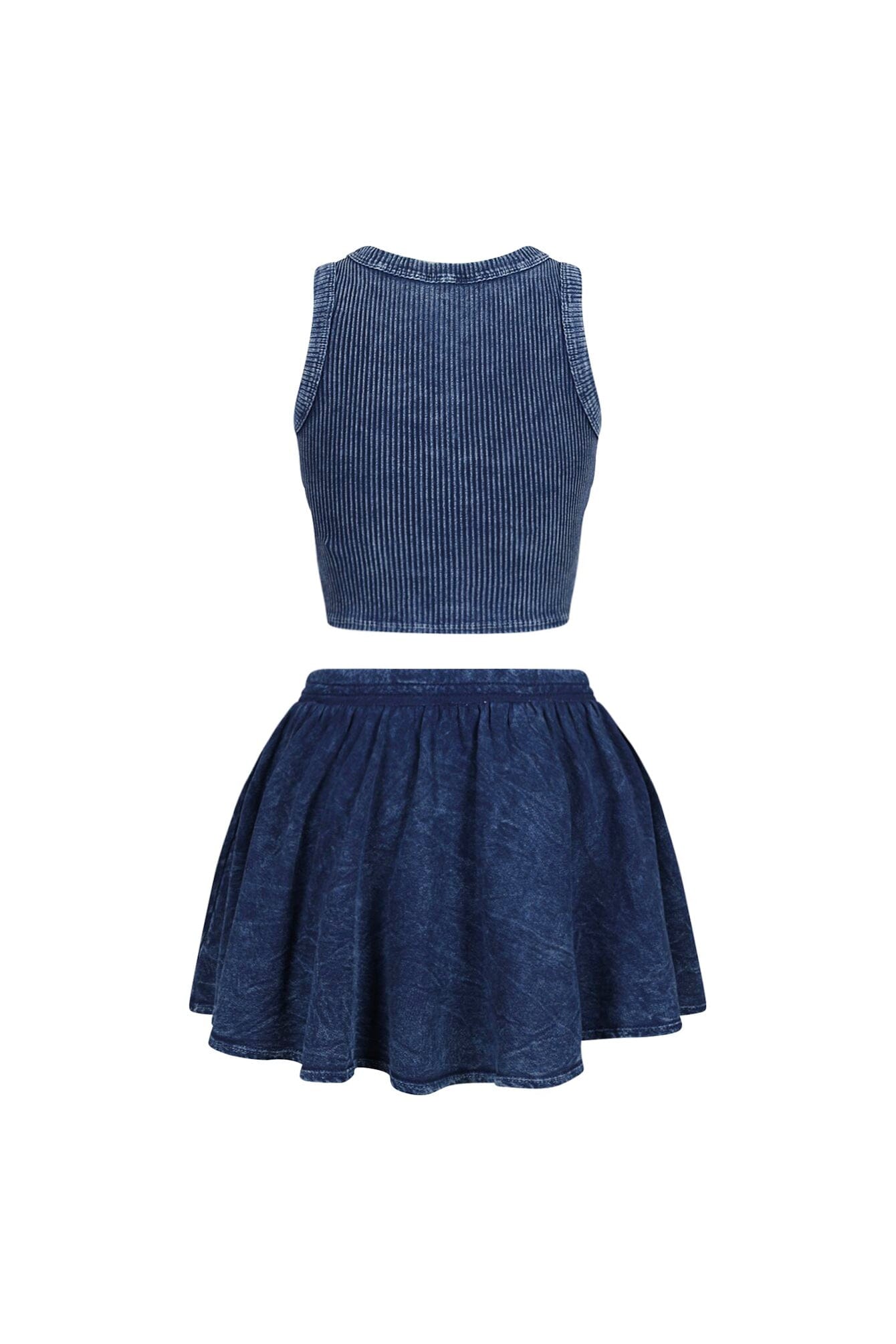 Summer Breeze Mineral Washed Top & Skirt SET