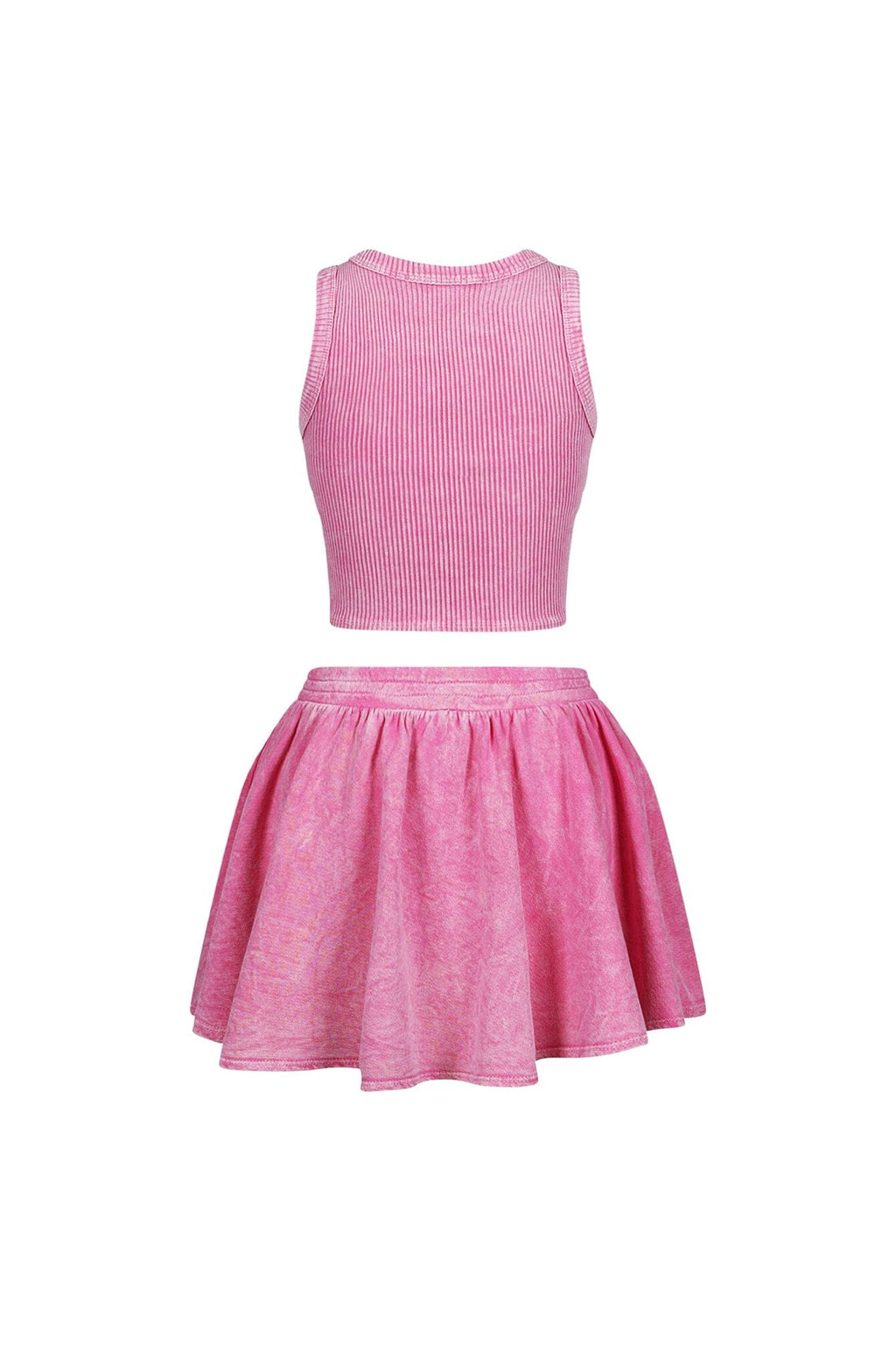 Summer Breeze Mineral Washed Top & Skirt SET