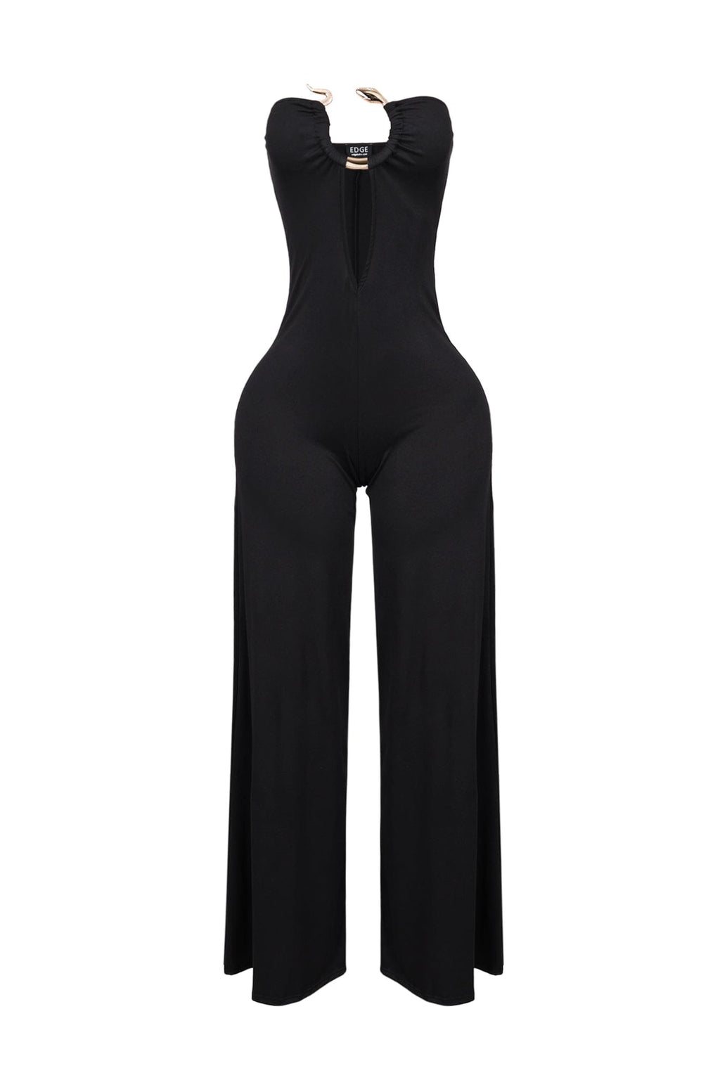 Charmer Strapless Snake Jumpsuit