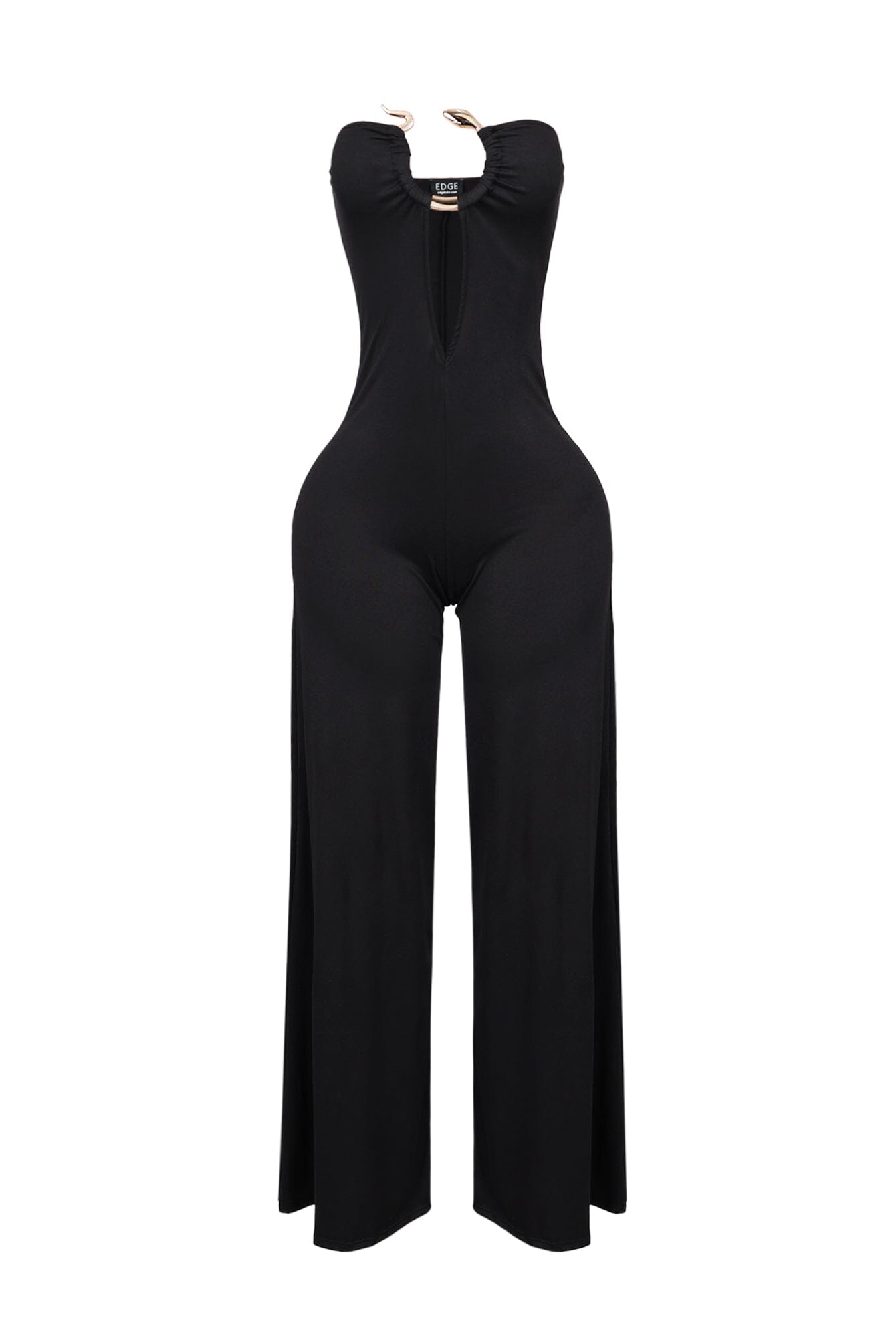 Charmer Strapless Snake Jumpsuit