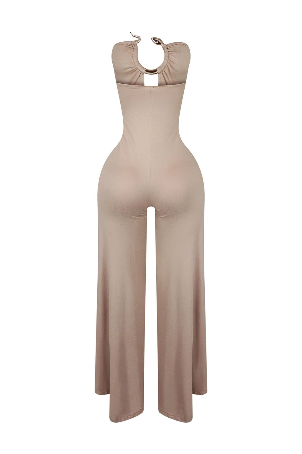 Charmer Strapless Snake Jumpsuit