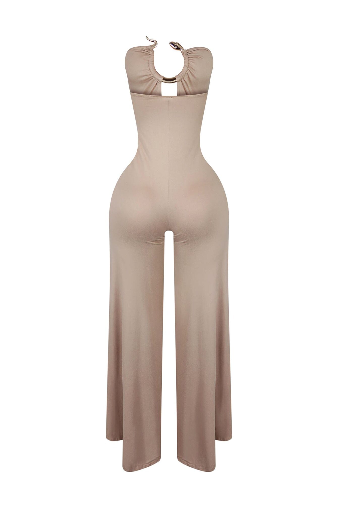 Charmer Strapless Snake Jumpsuit