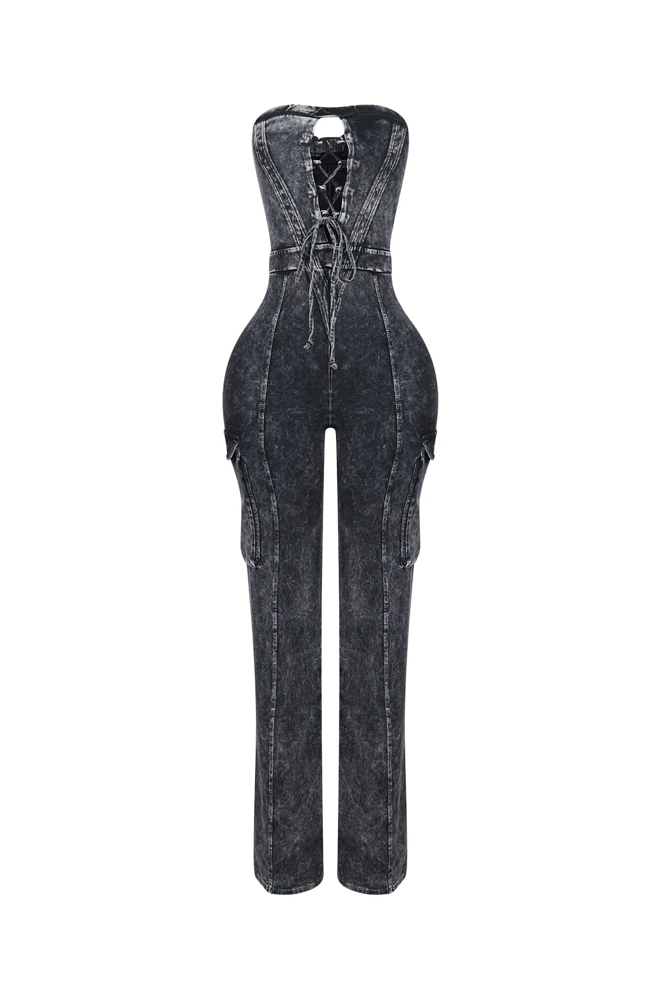Stonewave Mineral Washed Cotton Tube Jumpsuit