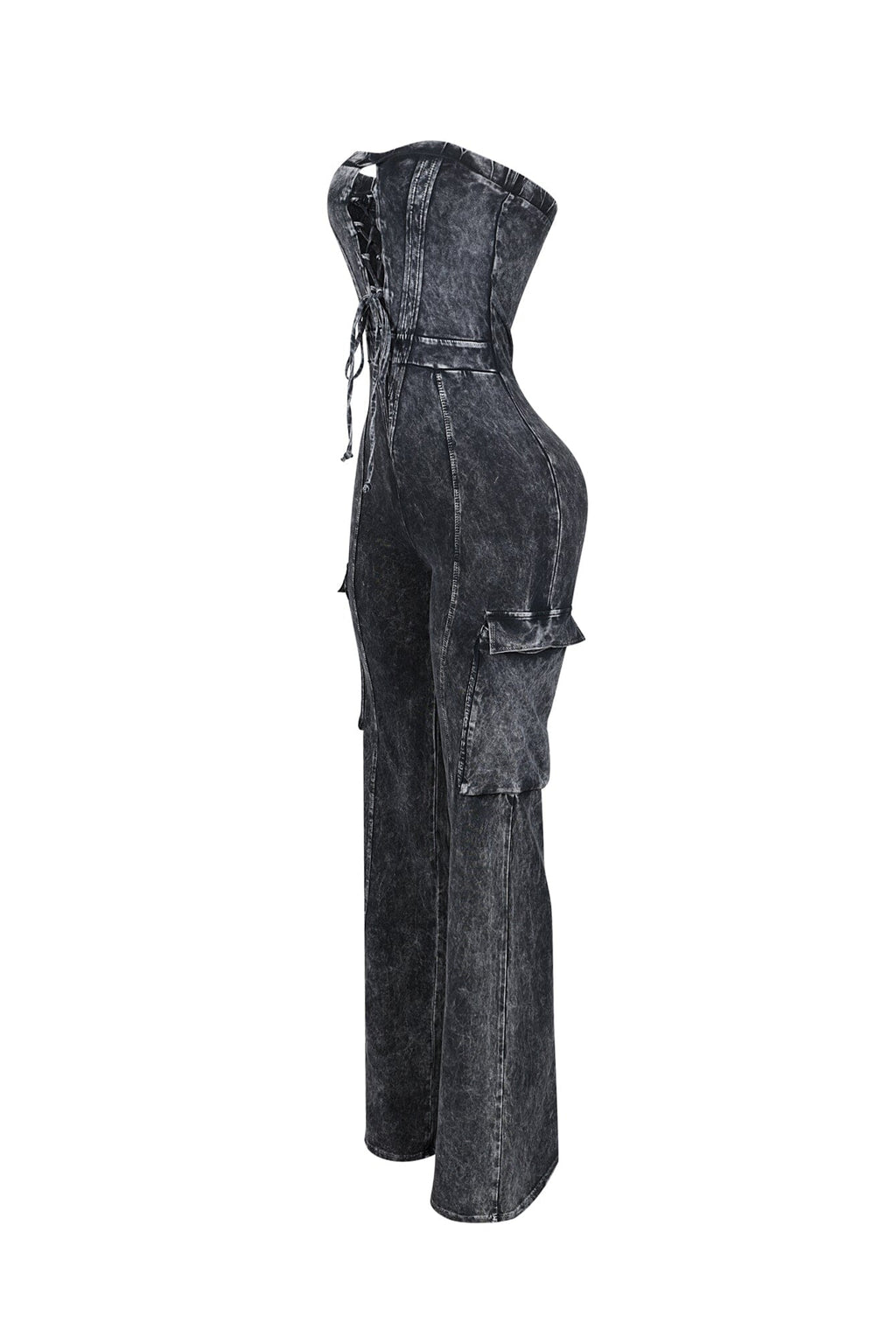 Stonewave Mineral Washed Cotton Tube Jumpsuit