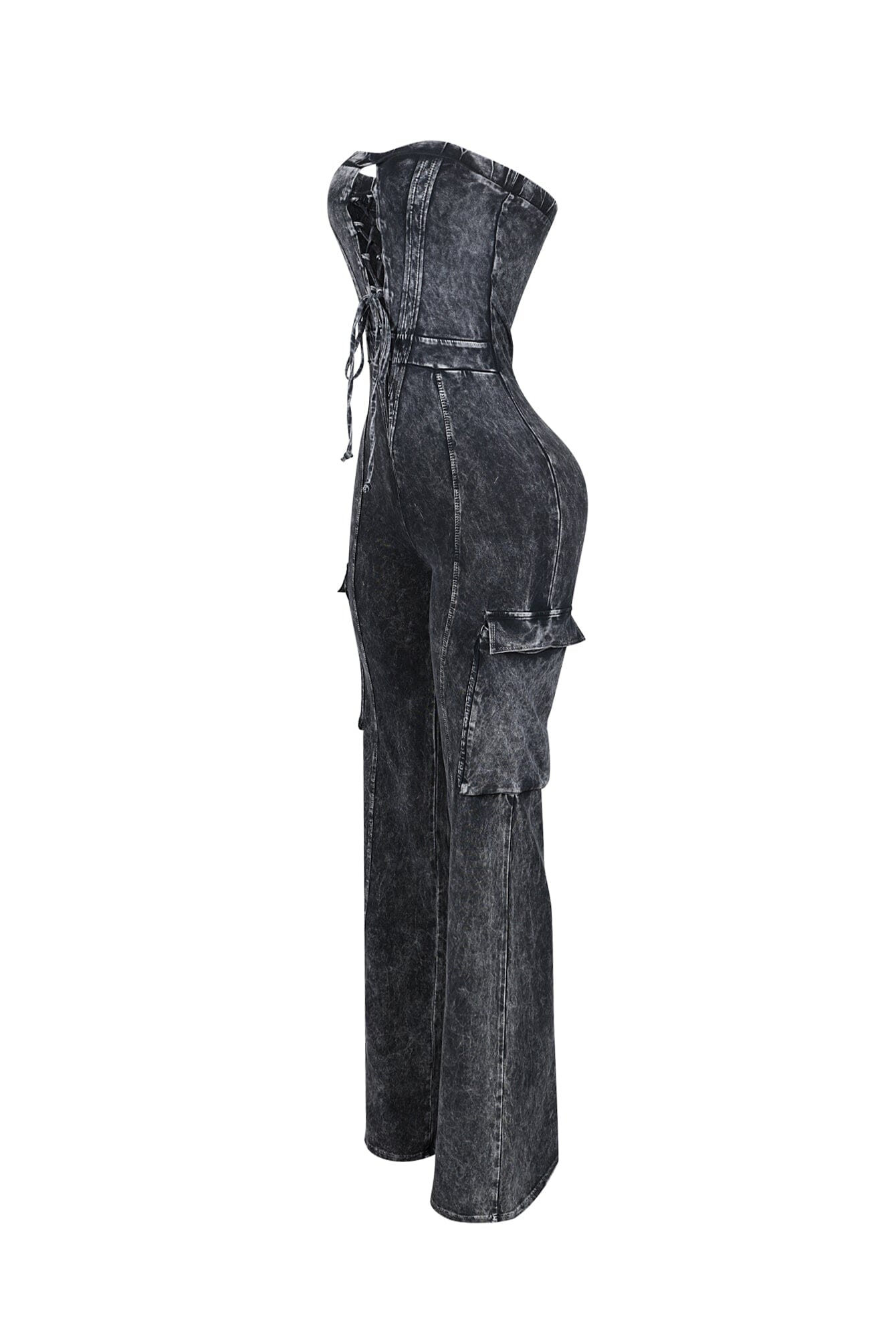 Stonewave Mineral Washed Cotton Tube Jumpsuit