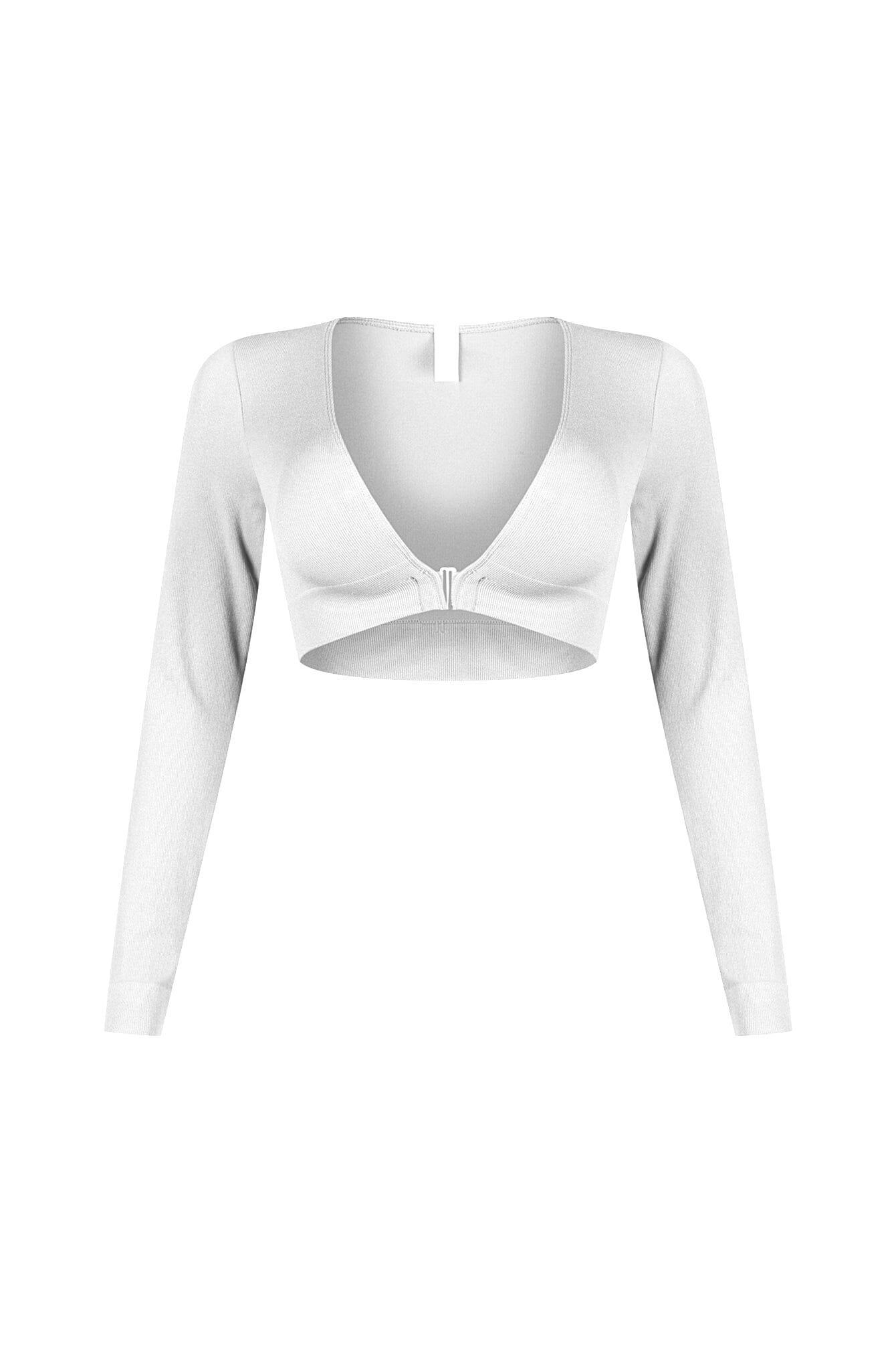 Clean V Neck Long Sleeve Top