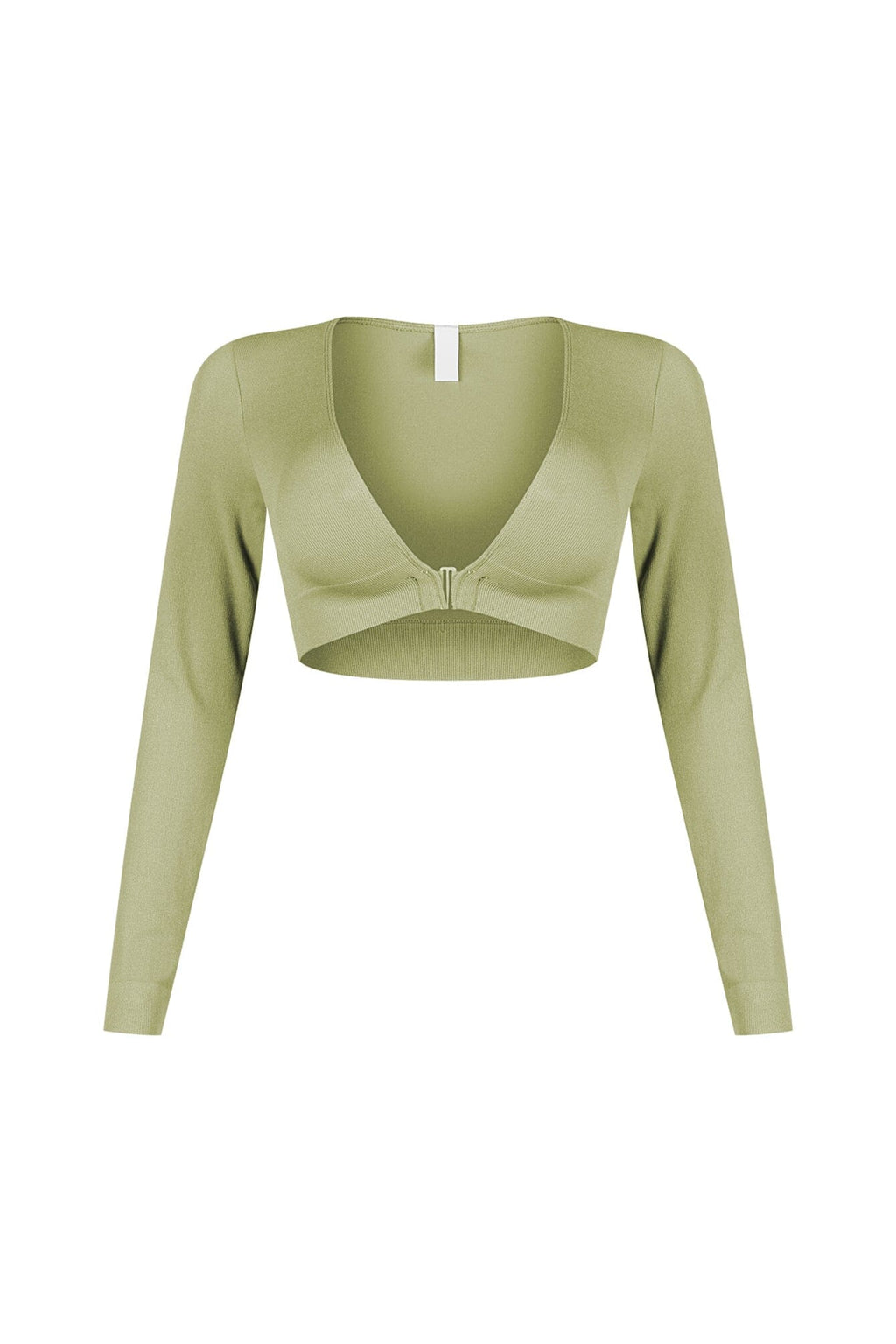 Clean V Neck Long Sleeve Top