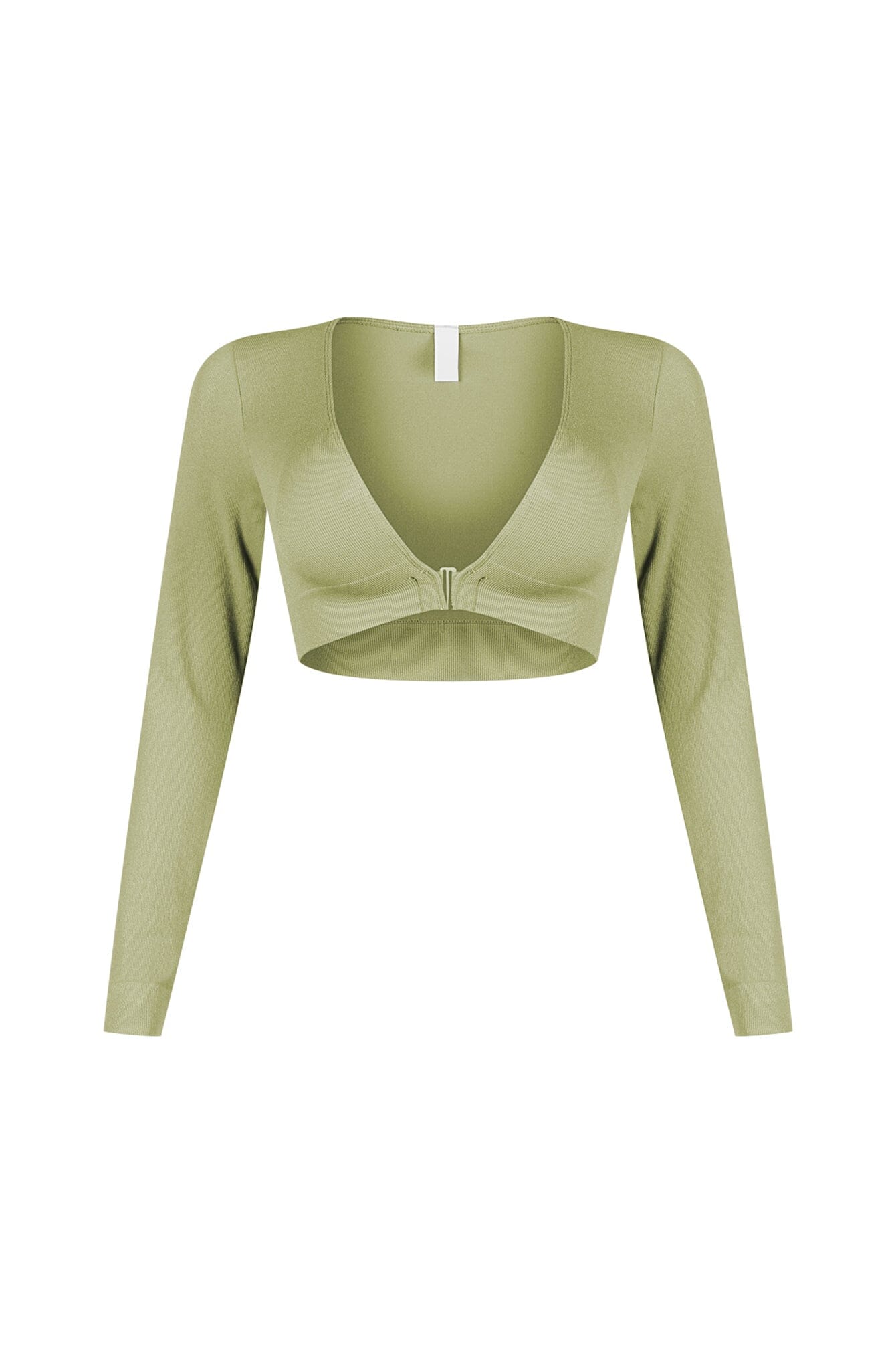 Clean V Neck Long Sleeve Top