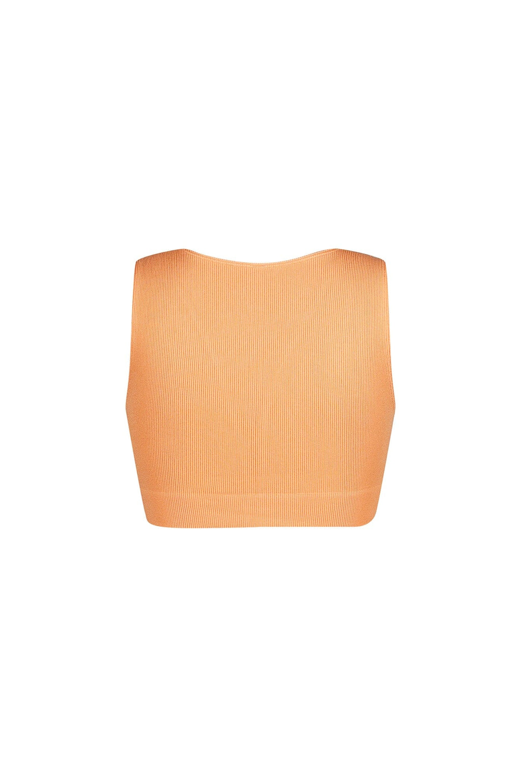 Silva Ribbed V Neck Clasp Top