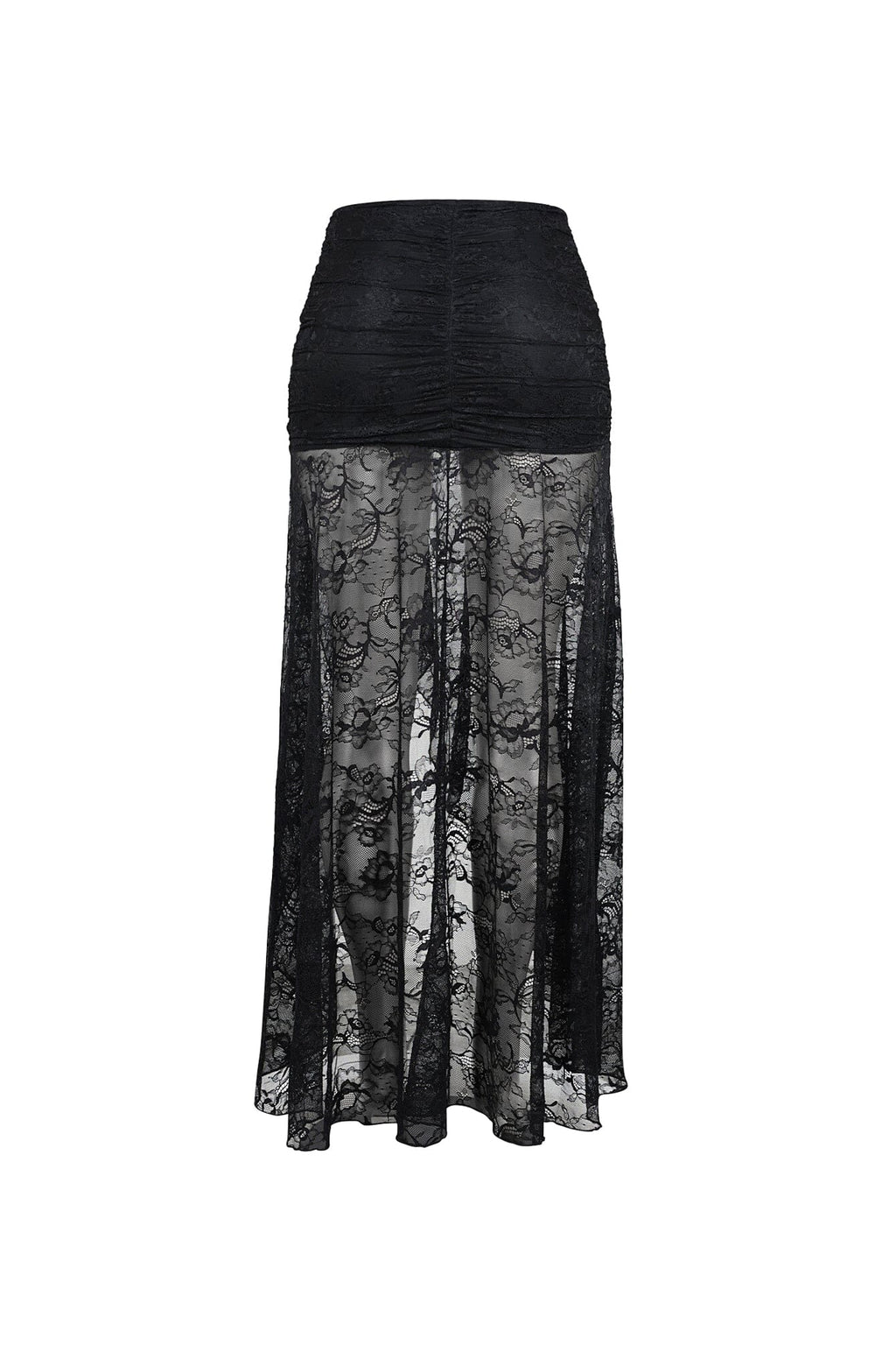 Noctelle Nights Mesh Lace Midi Skirt