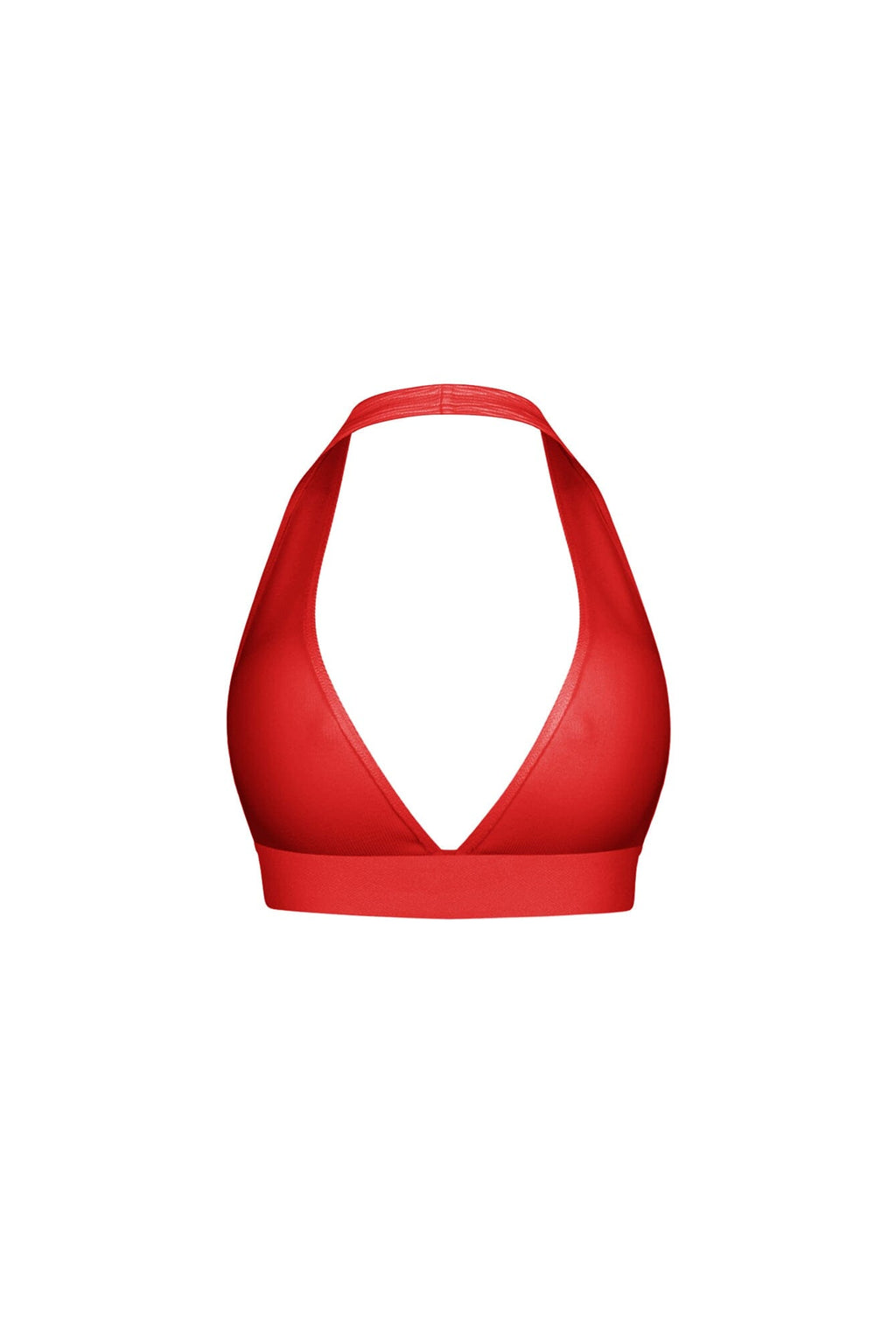 Astra Ribbed Deep V Neck Halter Top