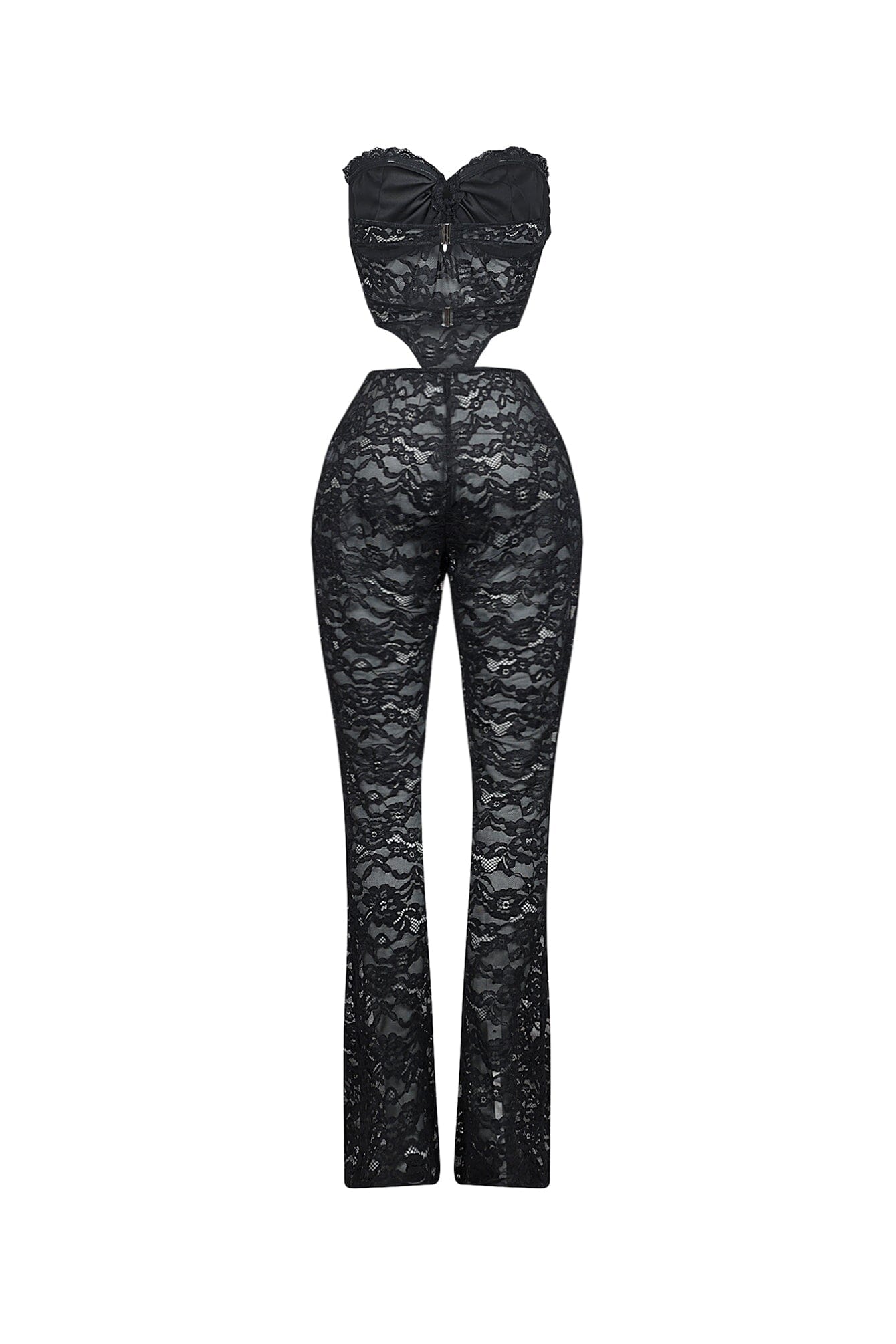 Vixen Lace Bustier Tube Jumpsuit