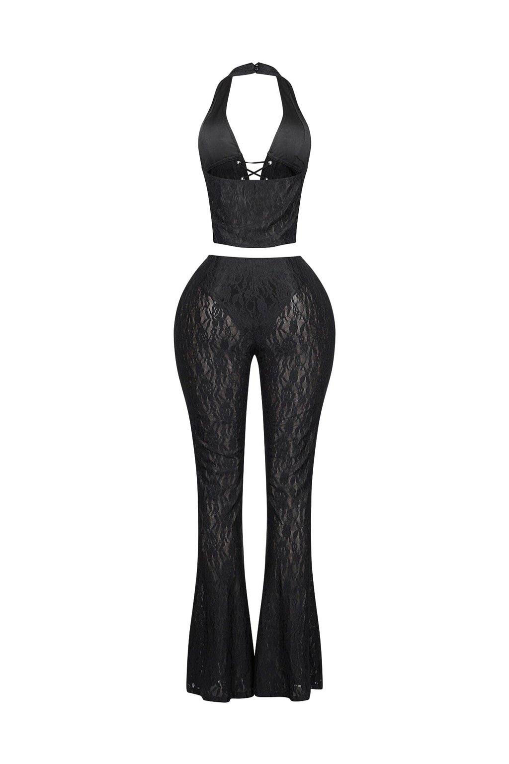 Marcelle Lace Halter Top & Pants SET