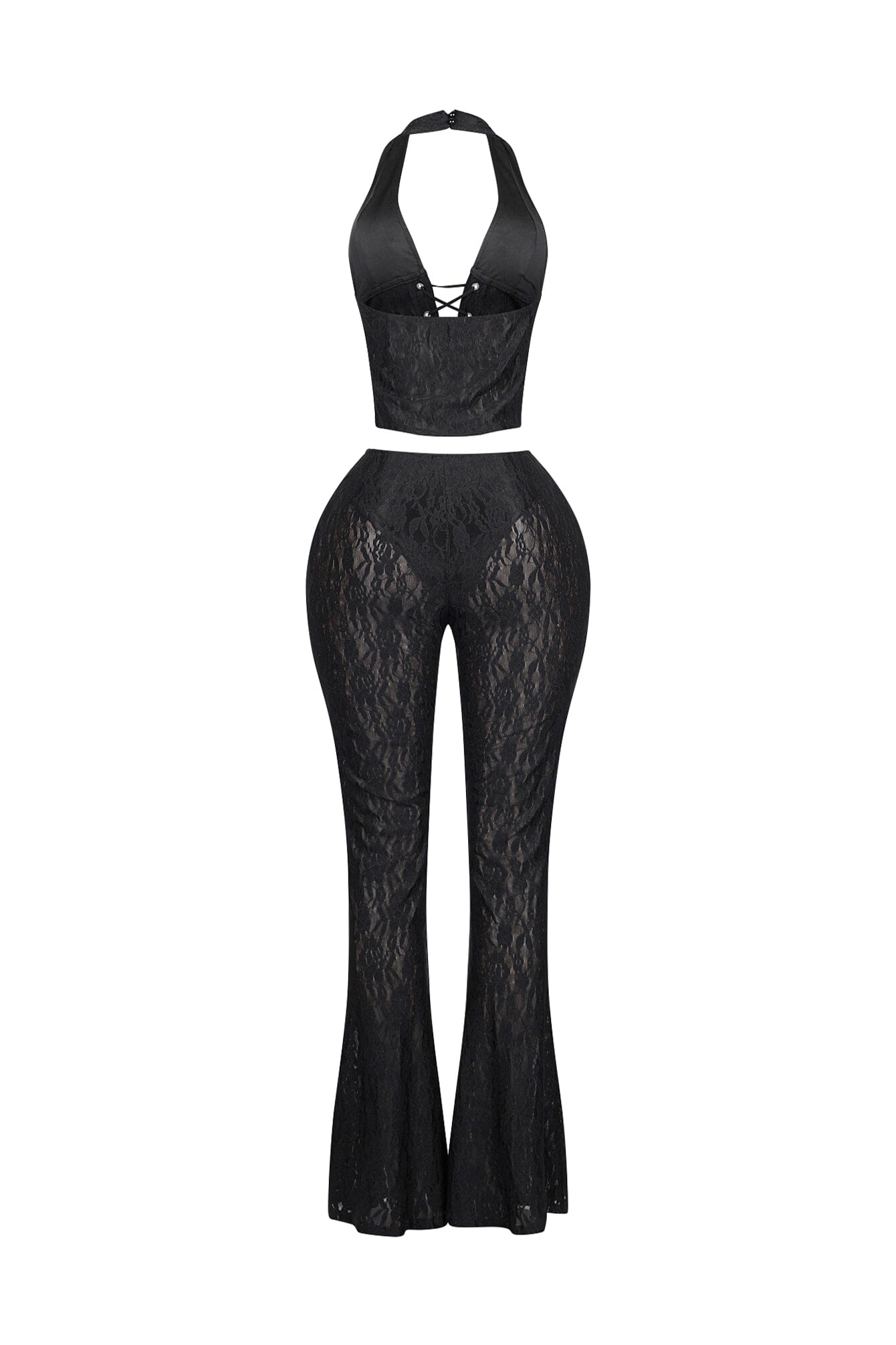 Marcelle Lace Halter Top & Pants SET