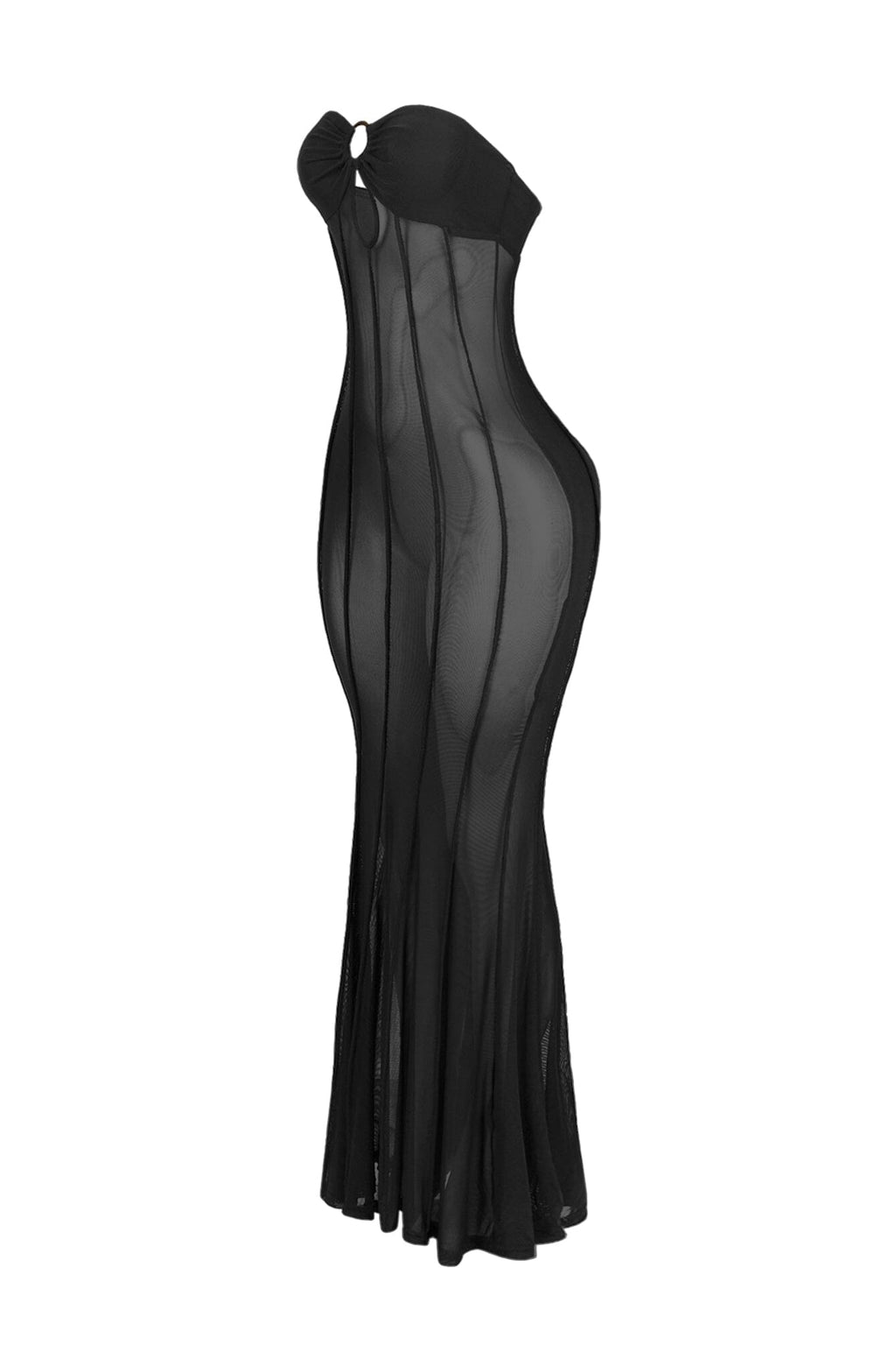 Naiara Seam Flare Mermaid Tube Dress