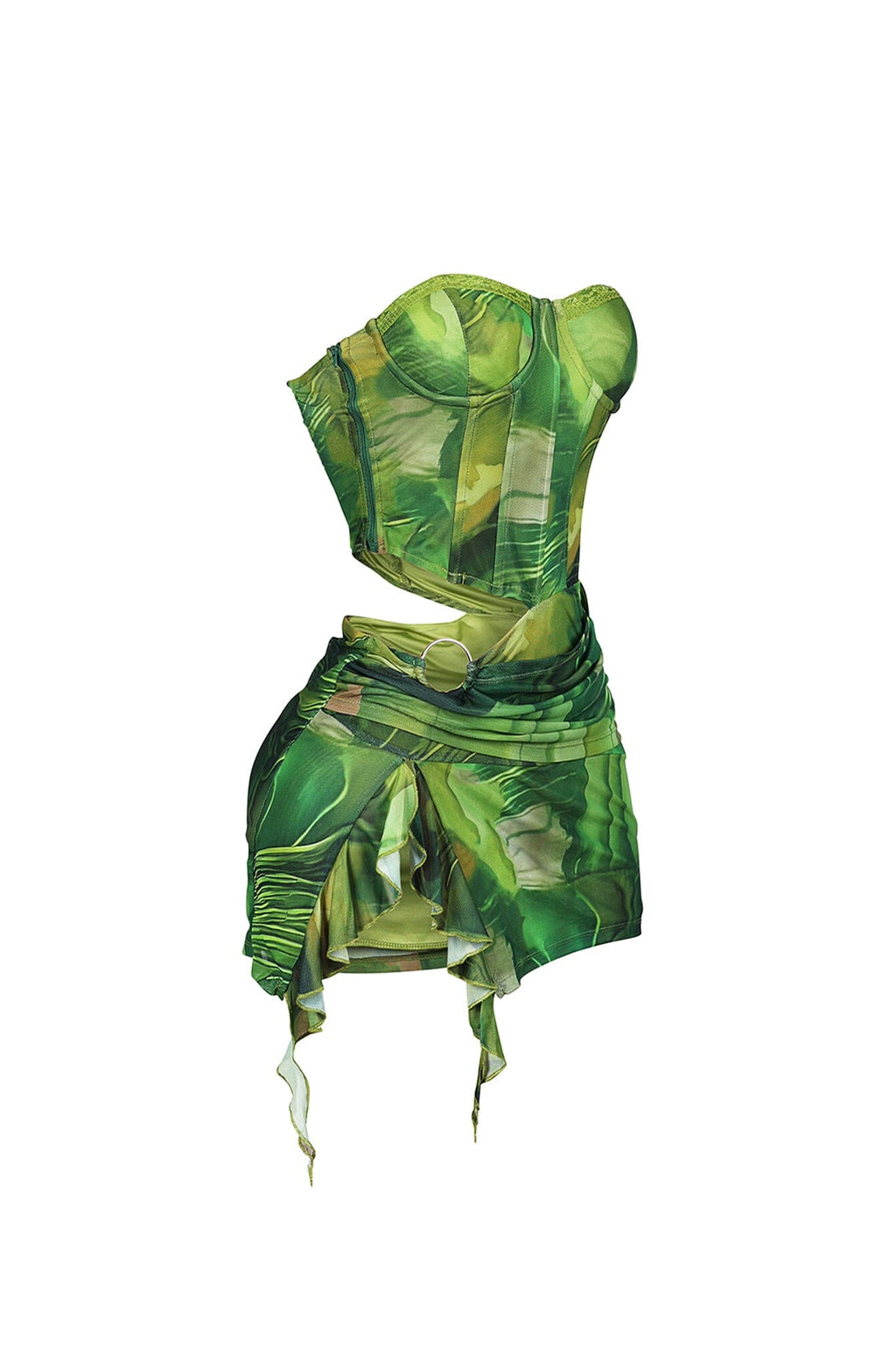 Bellatrix Cutout Bustier Tube Mini Dress