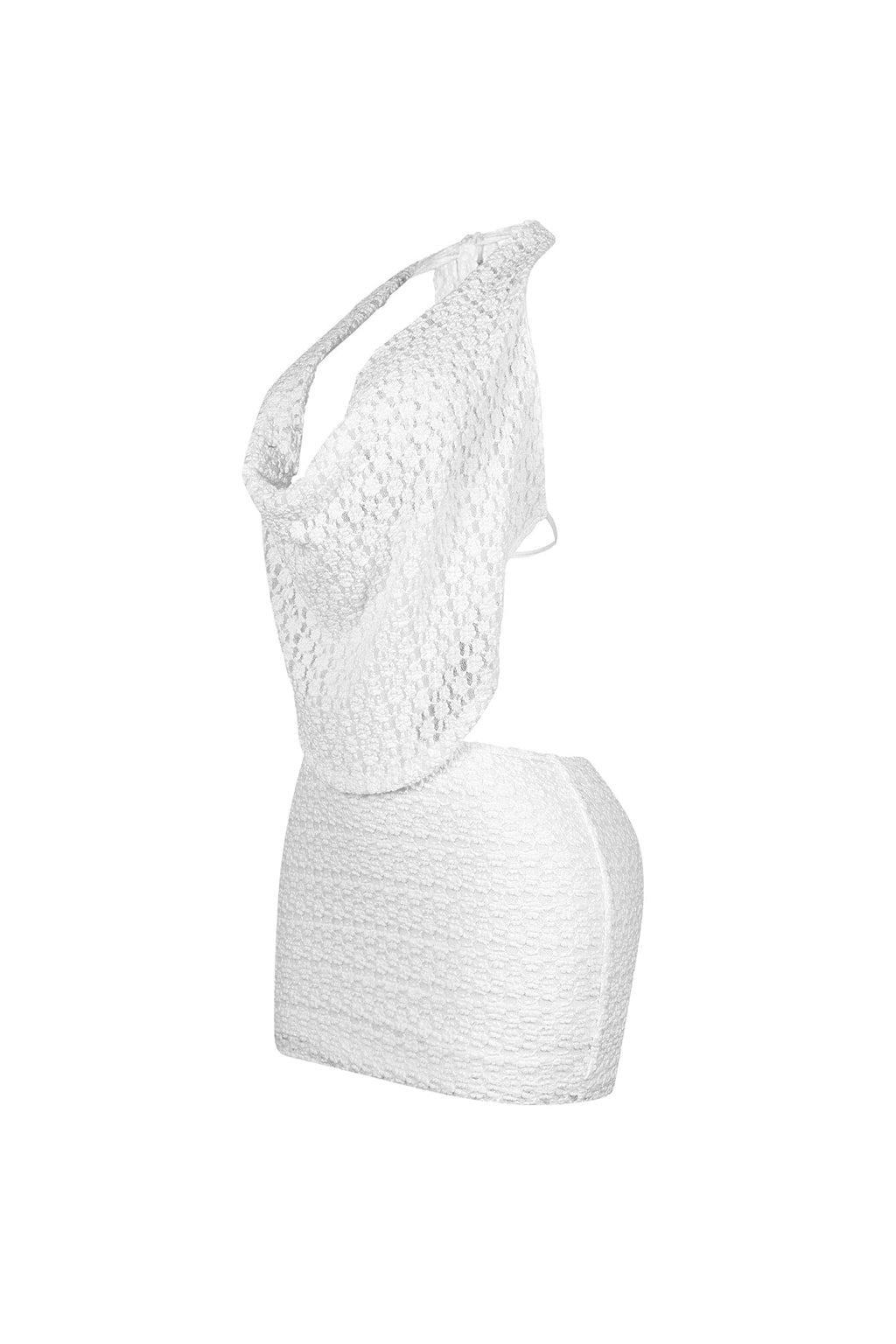 Luxe Yet Playful Micro Halter Dress