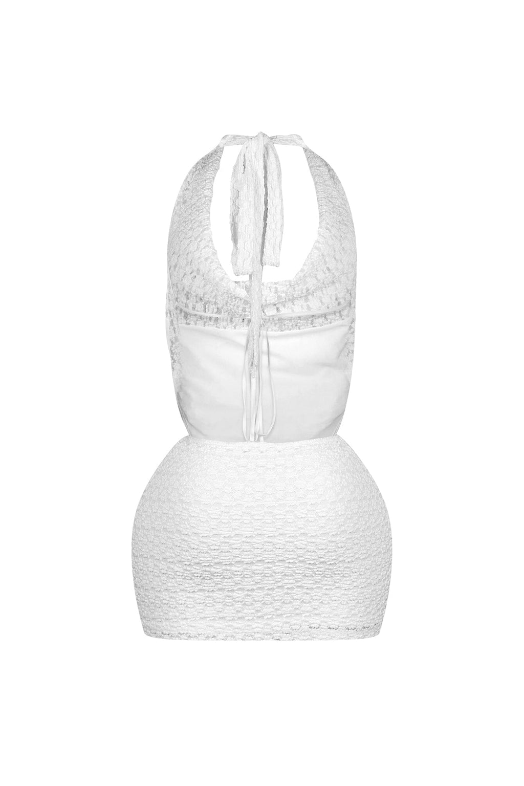 Luxe Yet Playful Micro Halter Dress