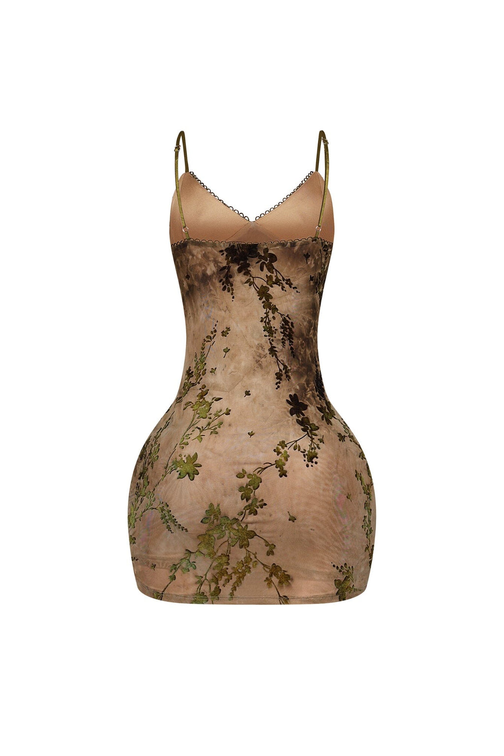 Faded Flora Burnout Cami Mini Dress
