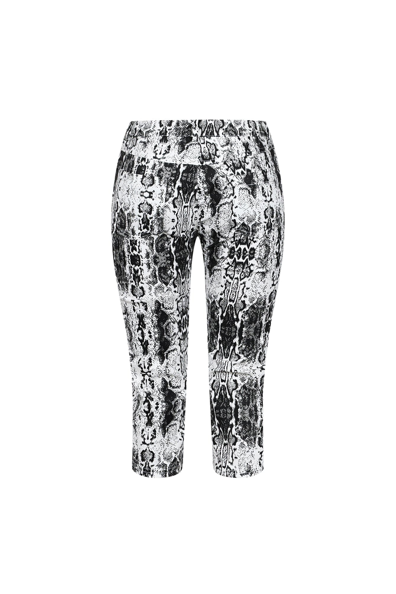 Awaken Your Style With Snake Skin Capri Pants