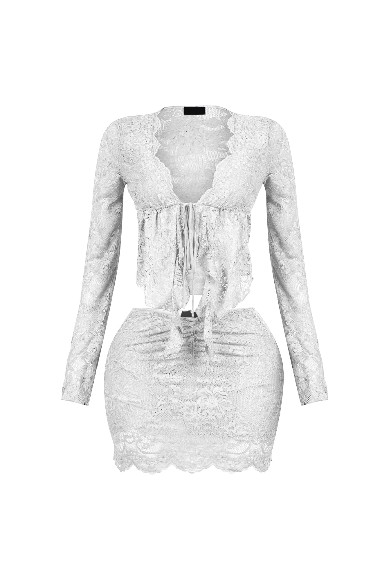 Elarose Lace Top & Skirt SET