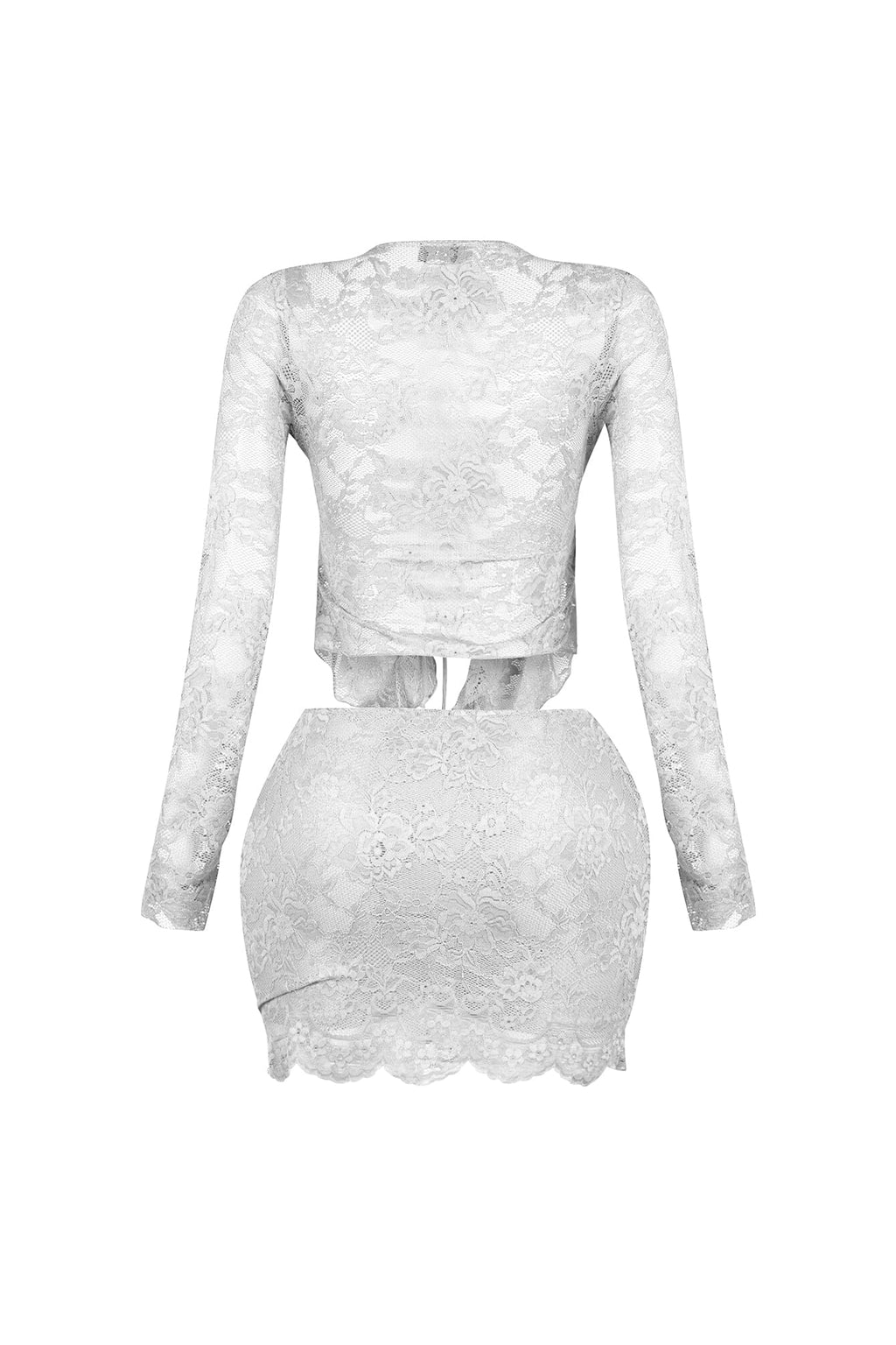 Elarose Lace Top & Skirt SET